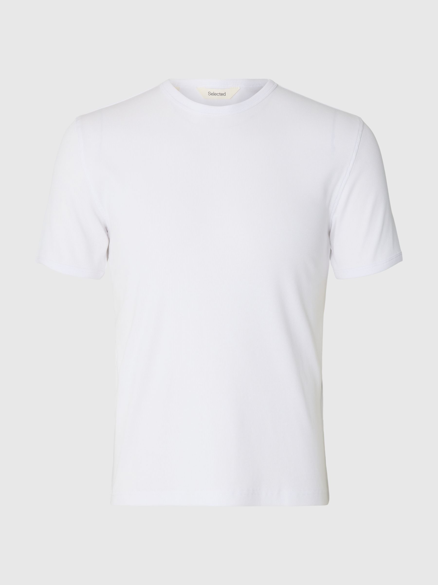 RIBBED SLIM FIT T-SHIRT