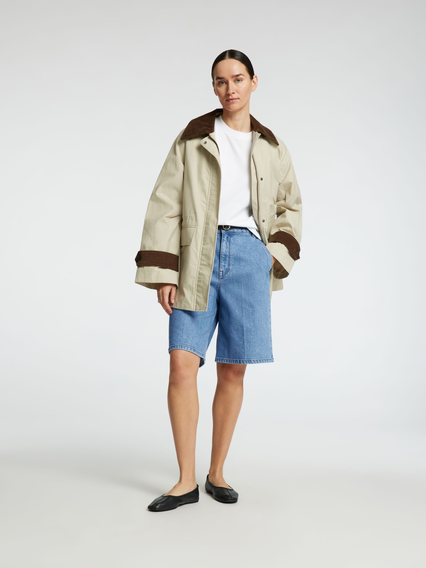 DENIM BERMUDA SHORTS