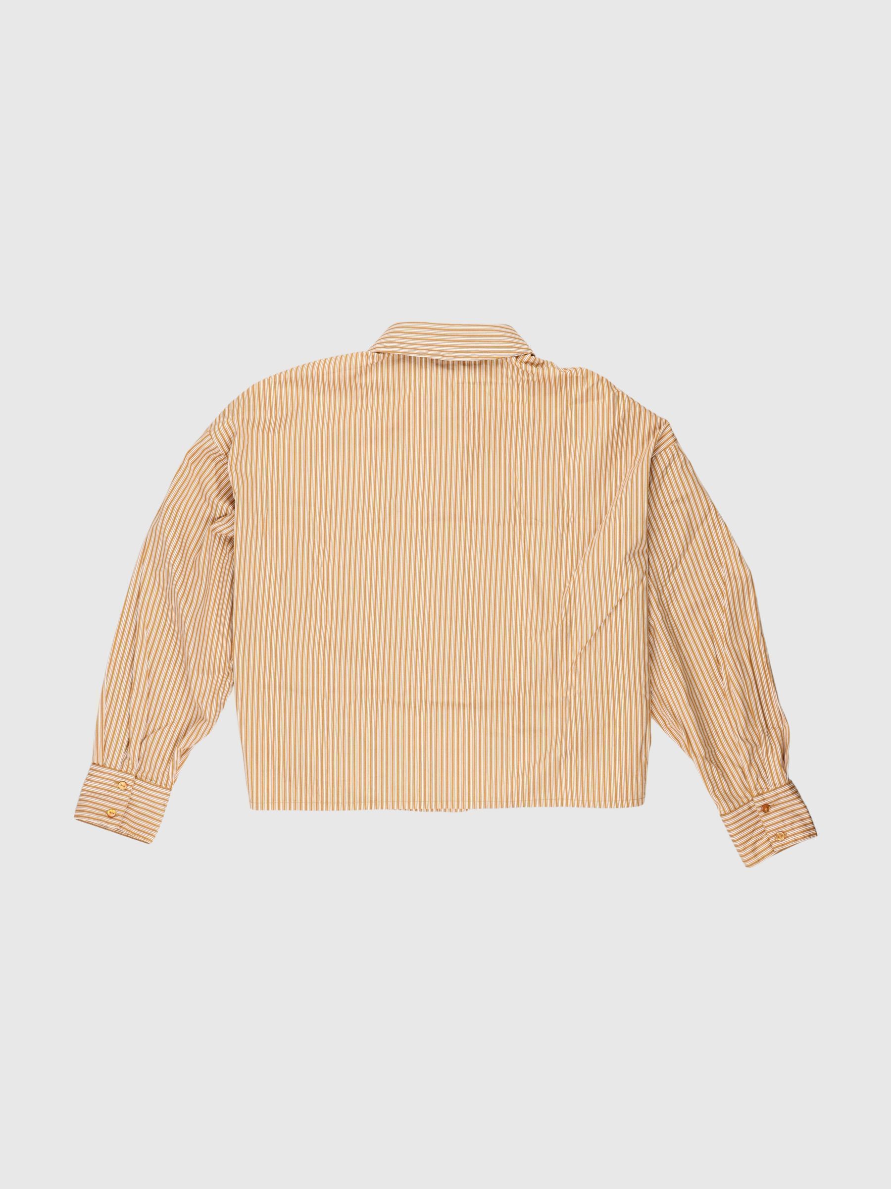 CROPPED STRIPED SHIRT