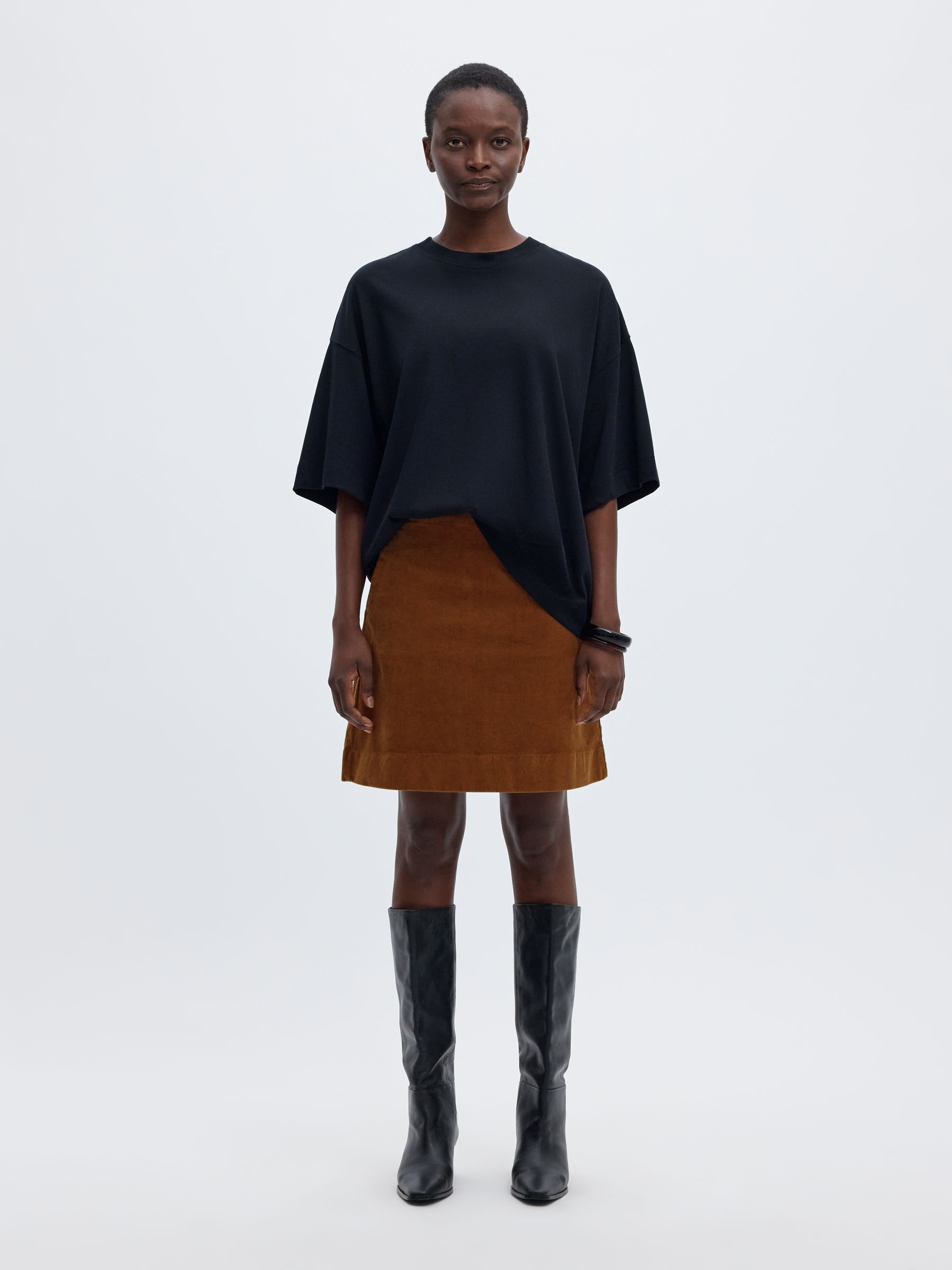 CORDUROY MINI SKIRT