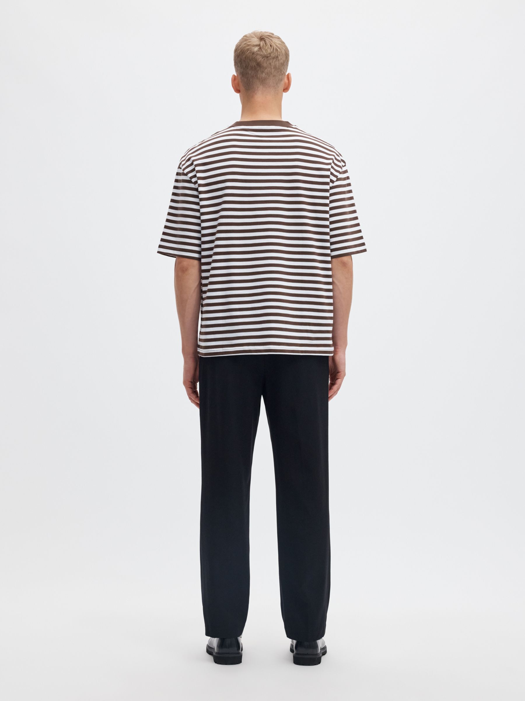 STRIPED RELAXED FIT T-SHIRT