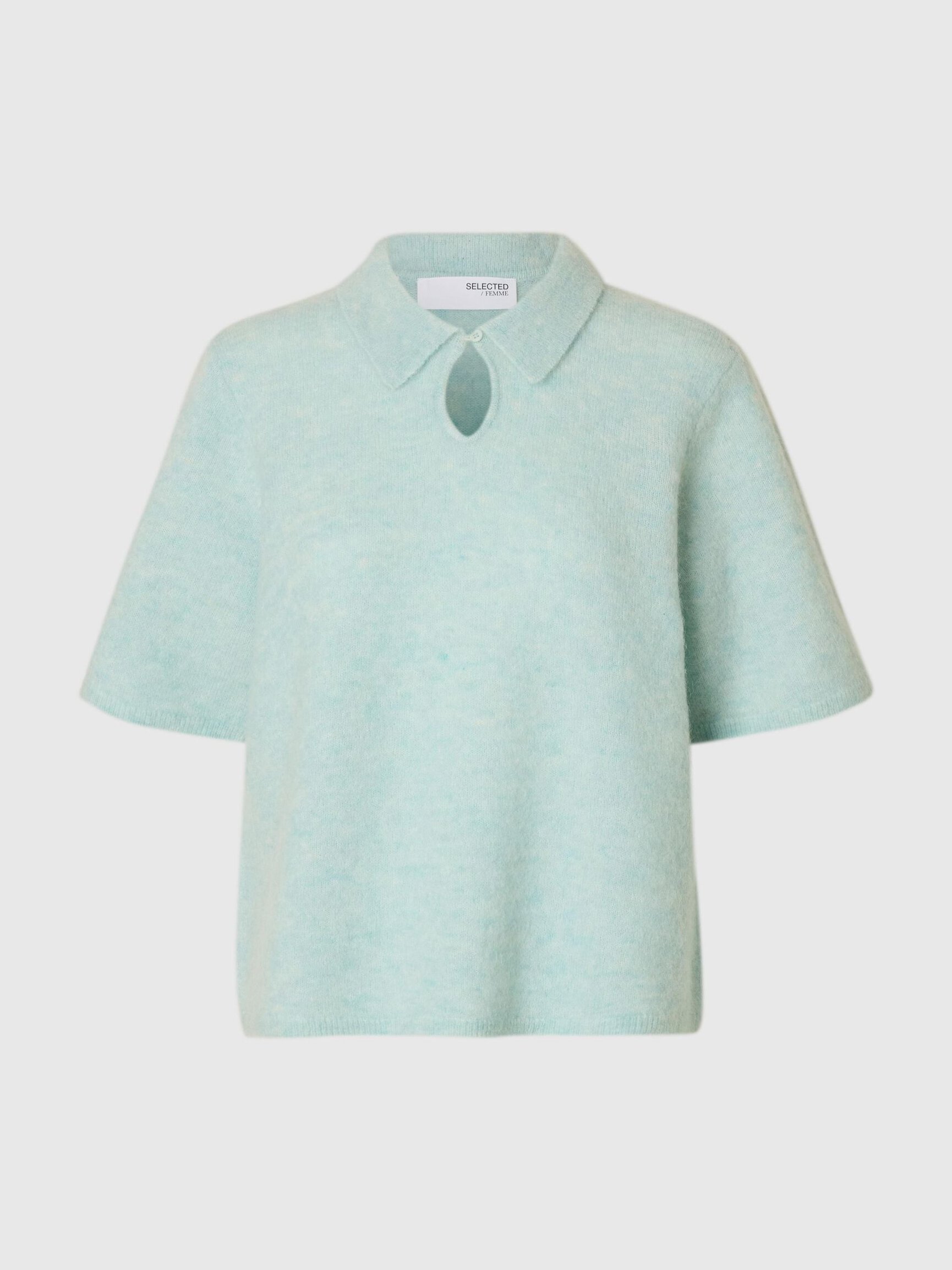 SHORT SLEEVED KNITTED TOP