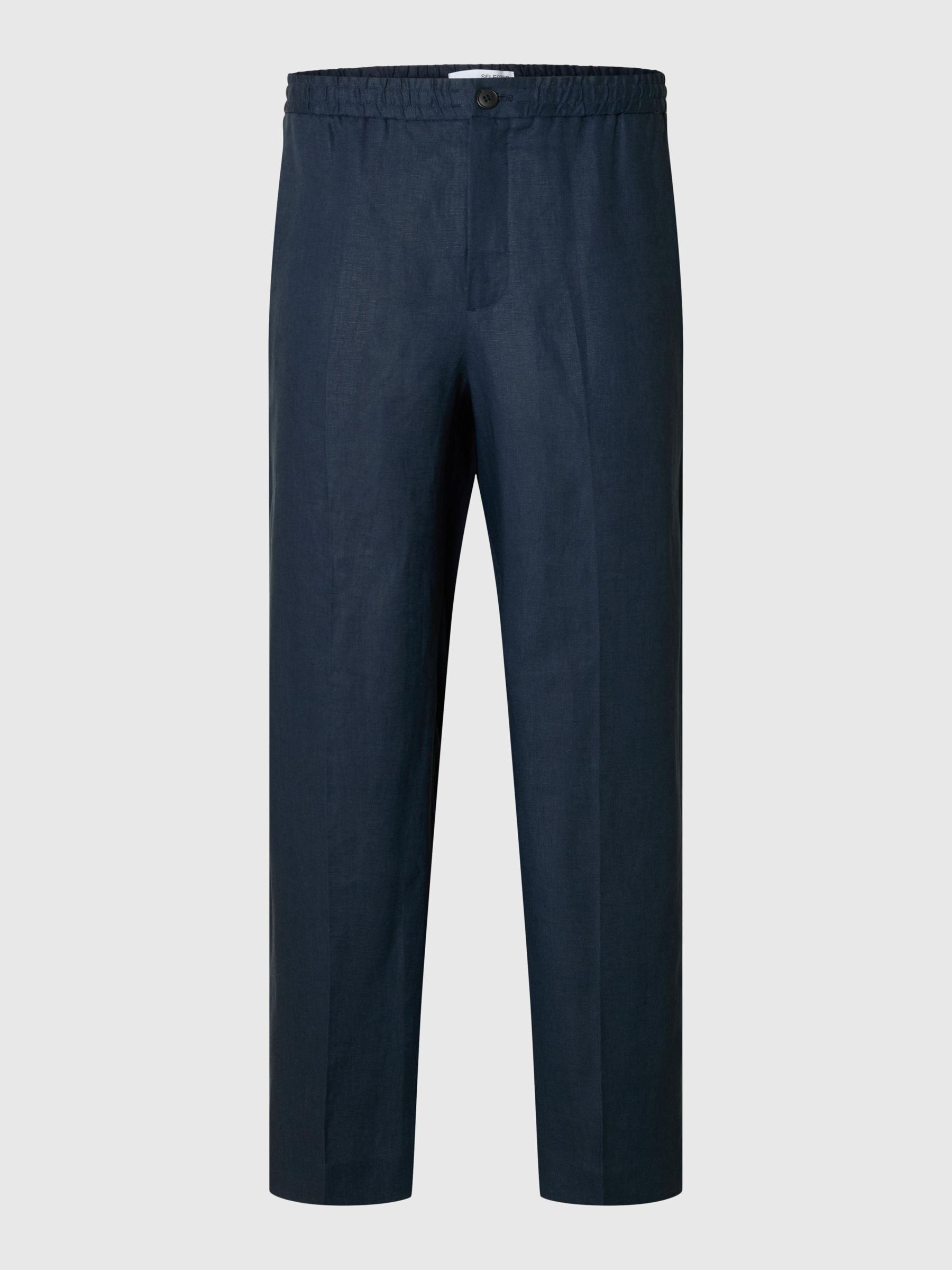 LOOSE FIT LINEN TROUSERS