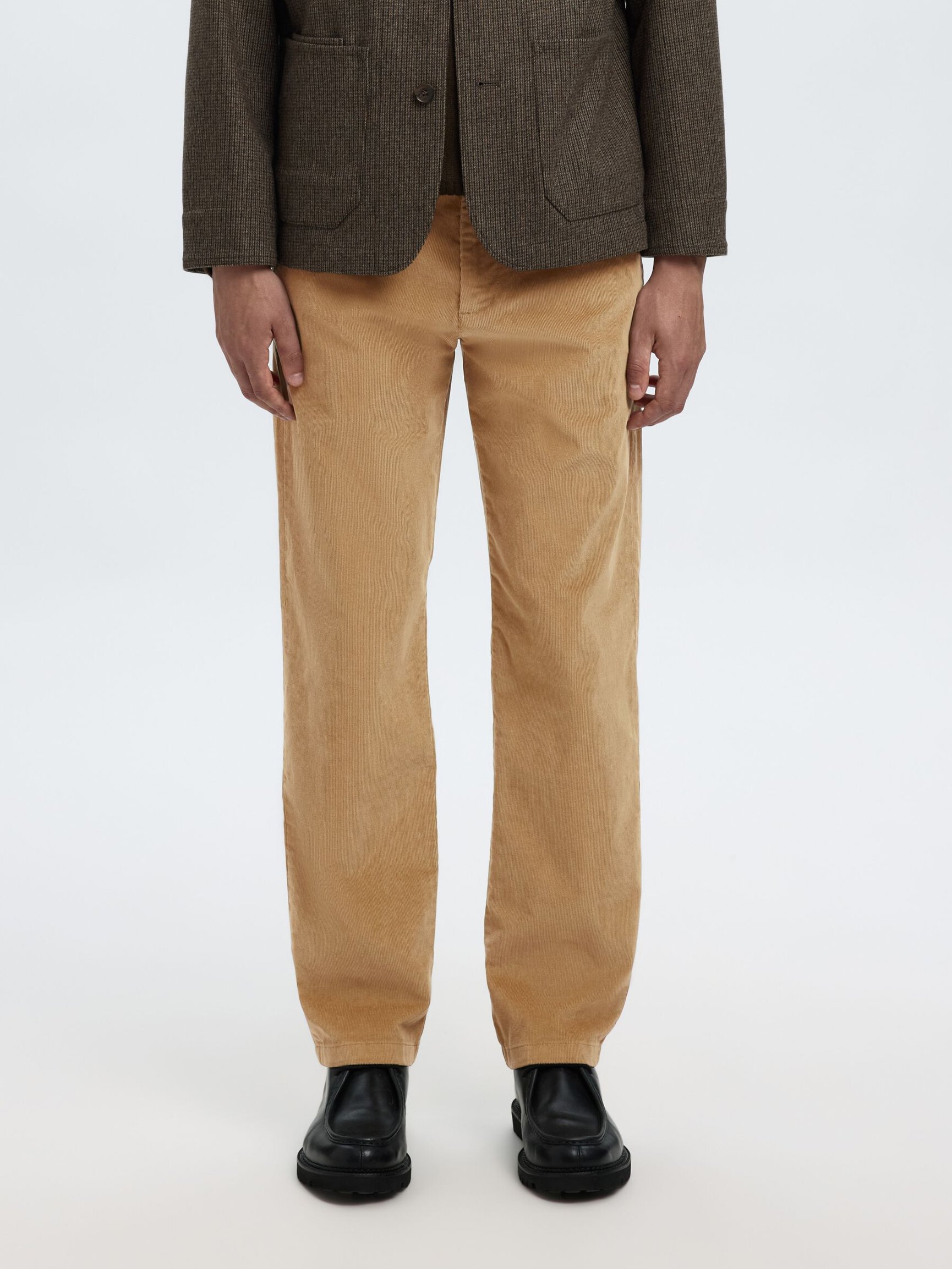 CORDUROY STRAIGHT-LEG TROUSERS