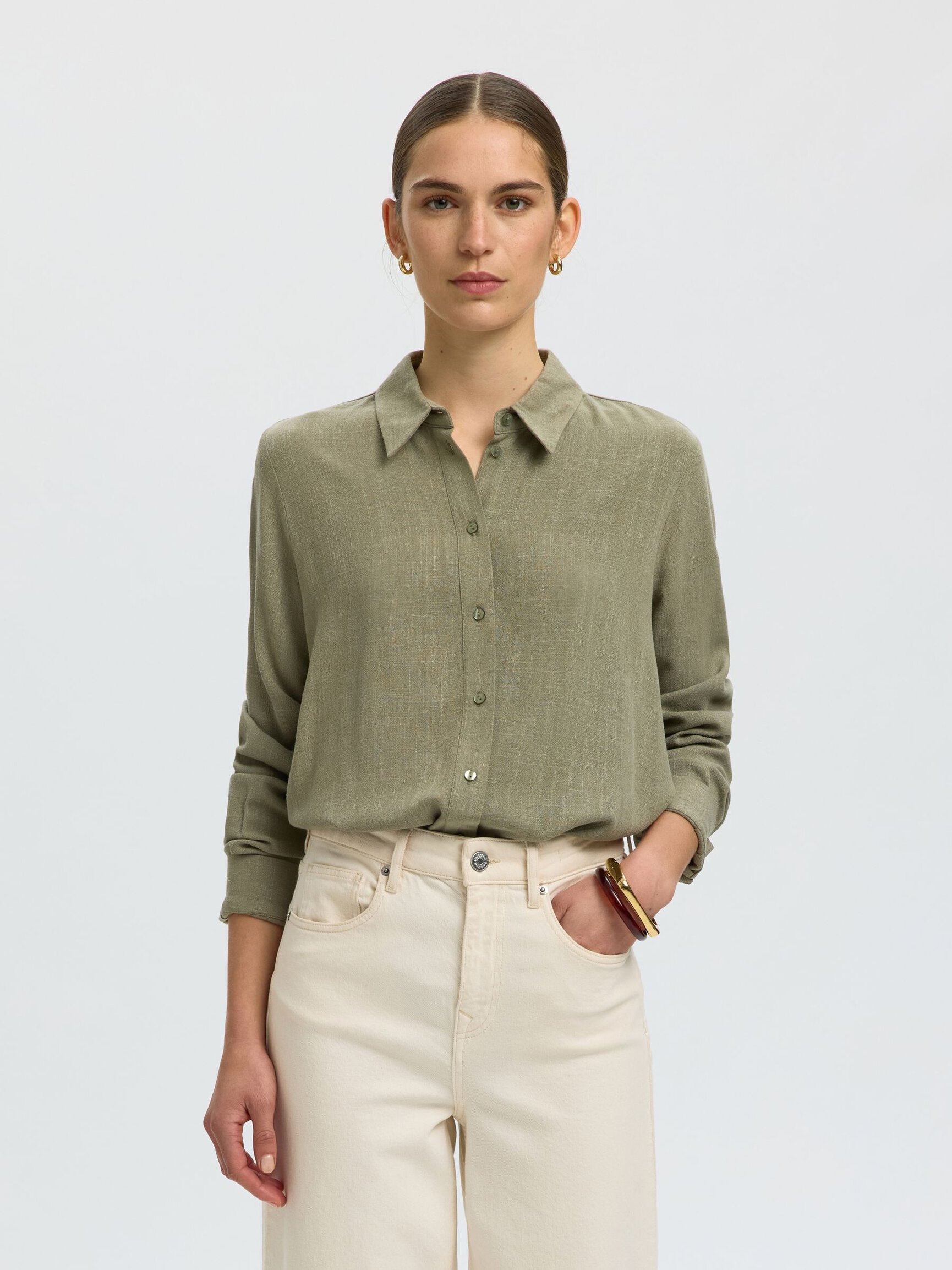 VISCOSE BLEND SHIRT