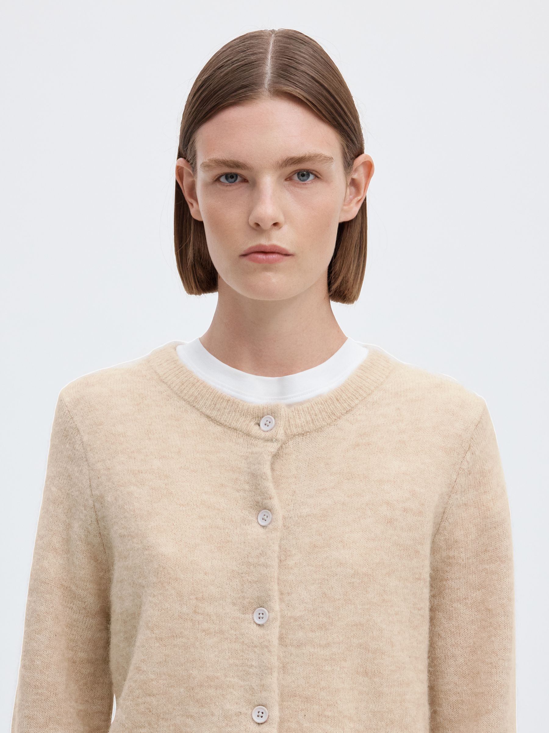 WOOL BLEND CARDIGAN