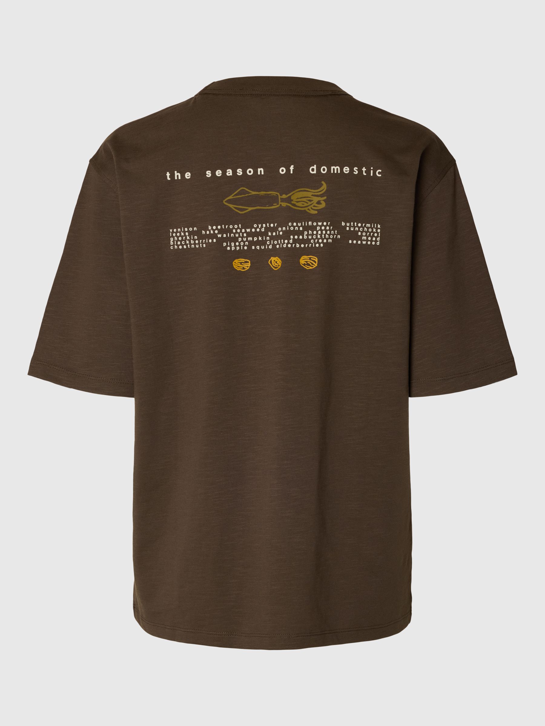 PRINT ØKOLOGISK BOMULD T-SHIRT