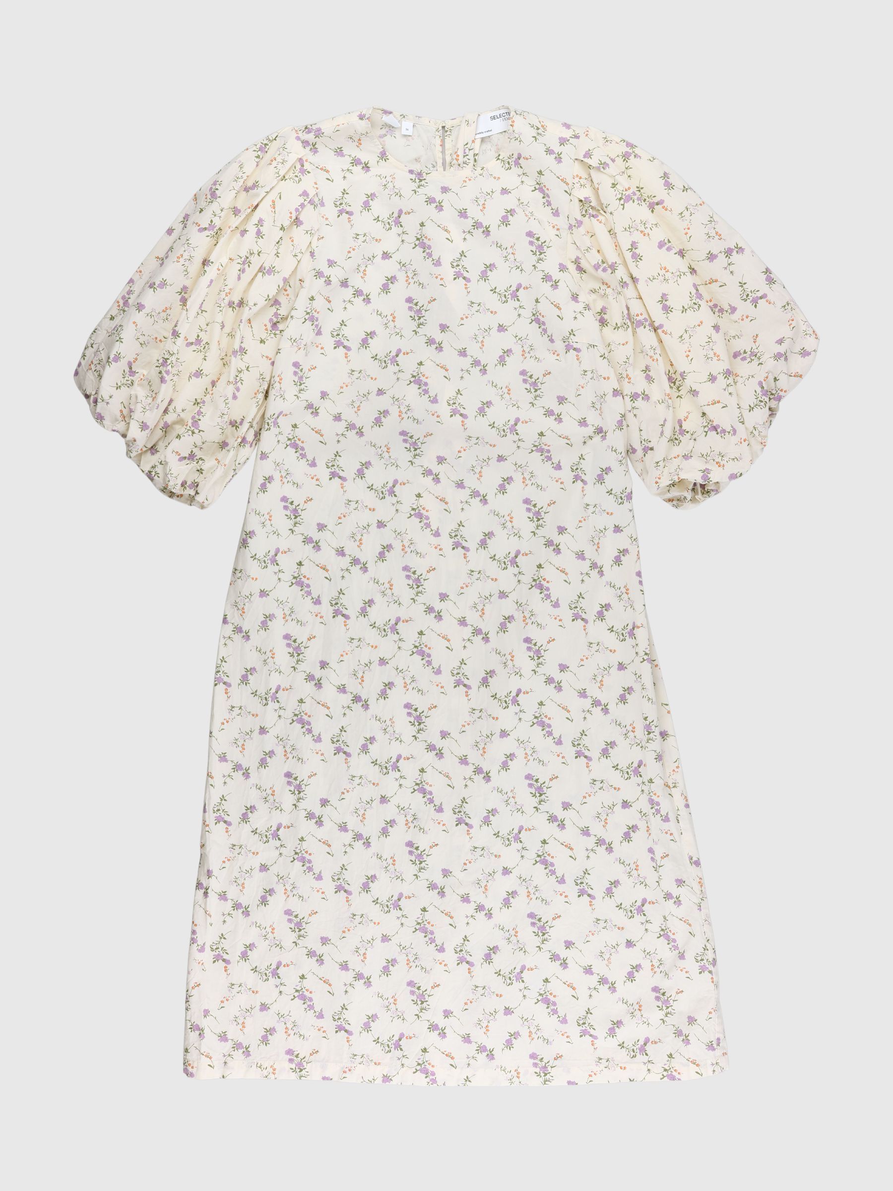BLOMSTRET MIDIKJOLE