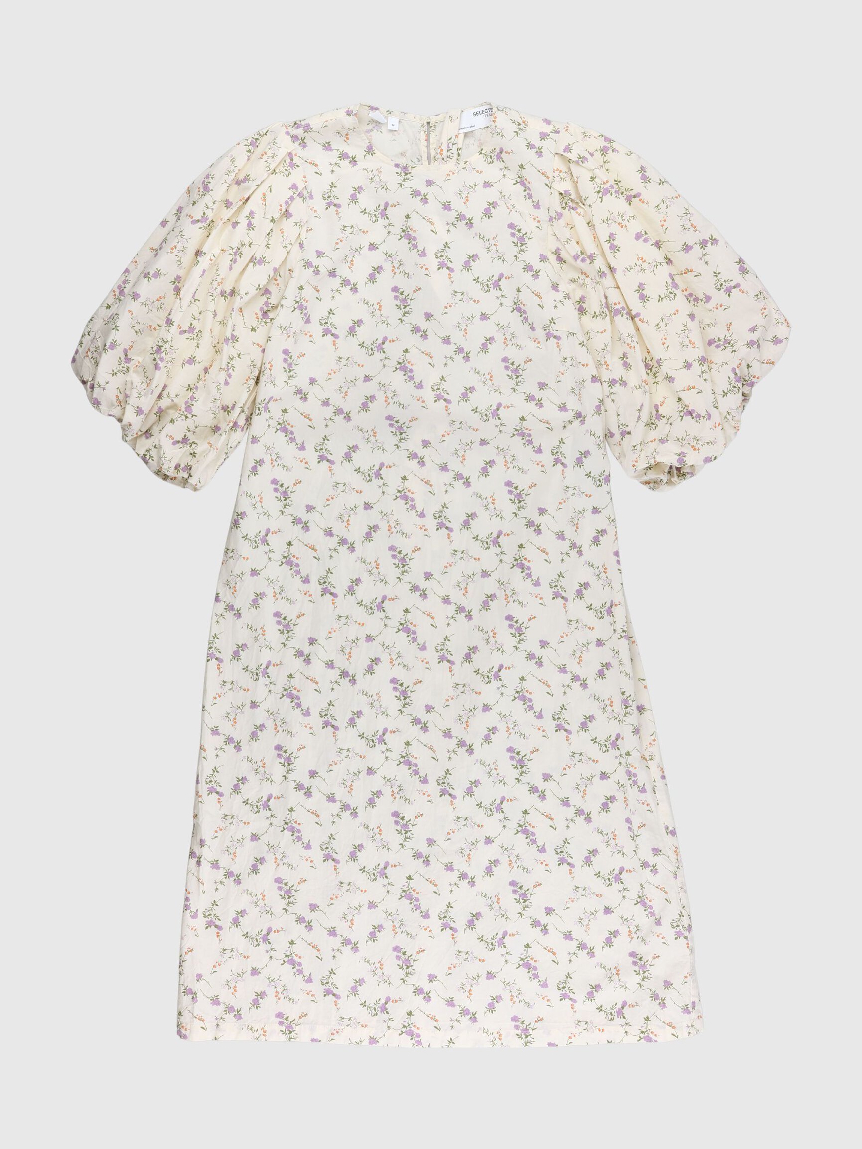 BLOMSTRET MIDIKJOLE