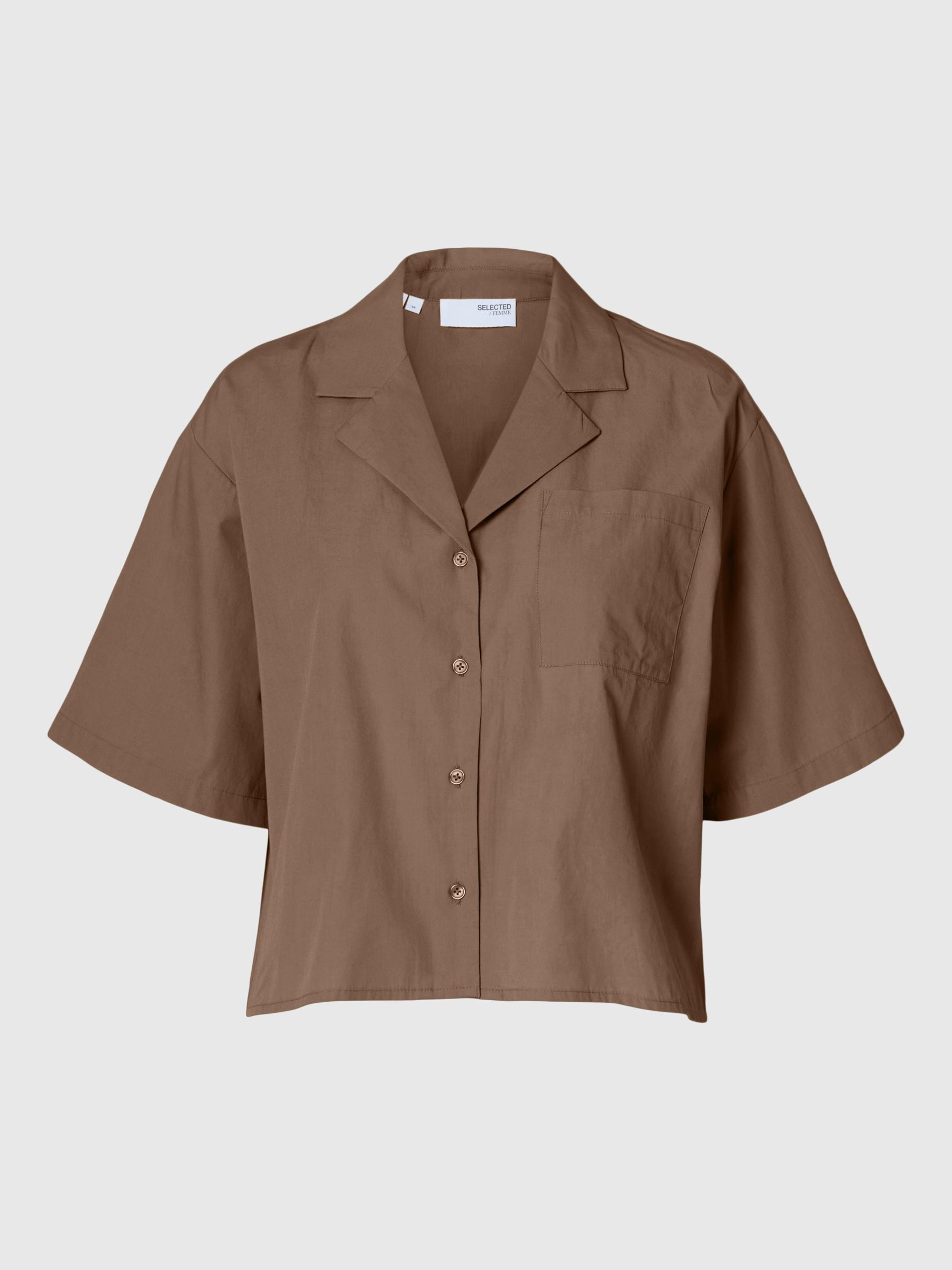 SHORT SLEEVED CROPPED SHIRT