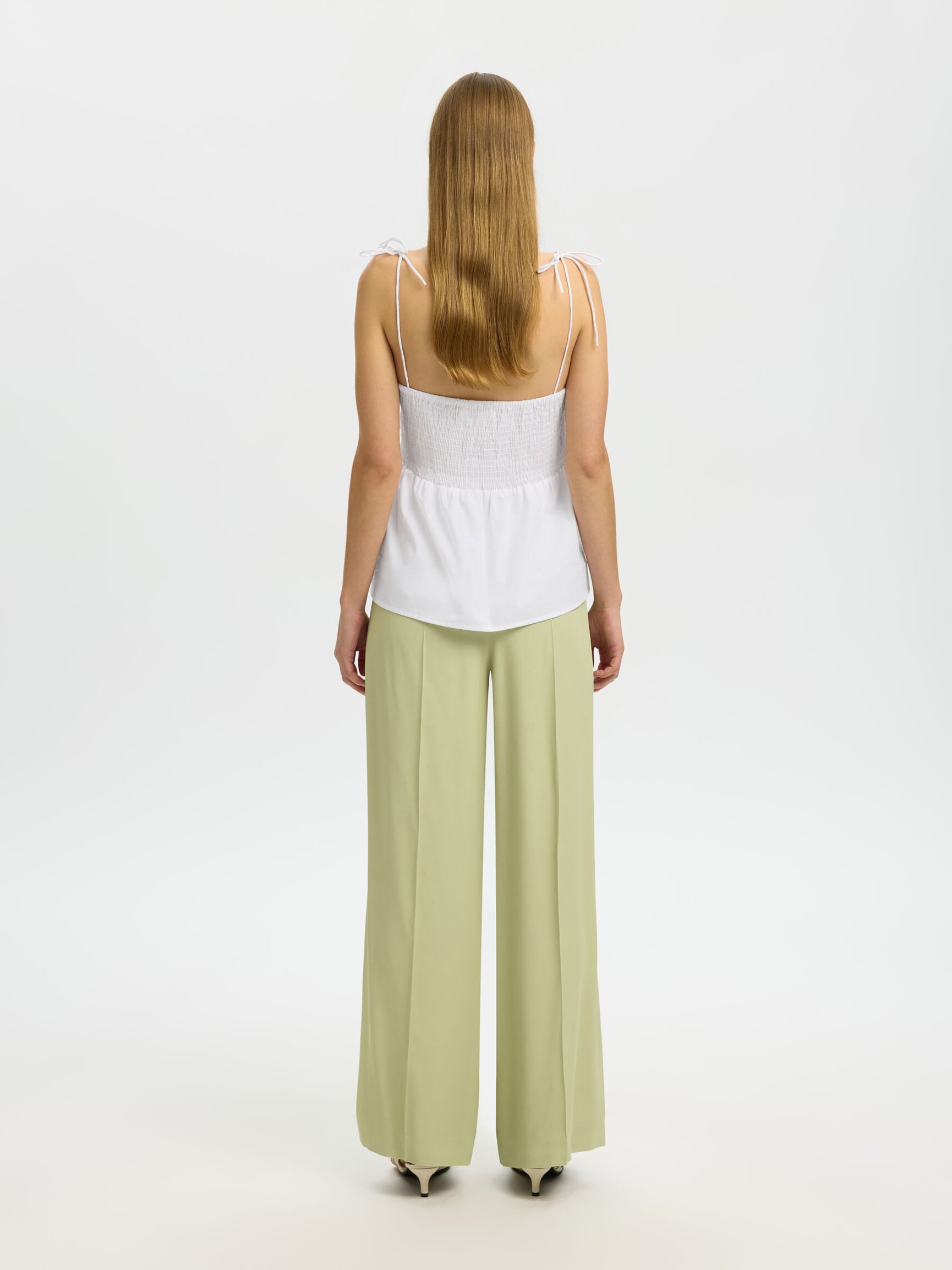 COTTON SPAGHETTI STRAP TOP