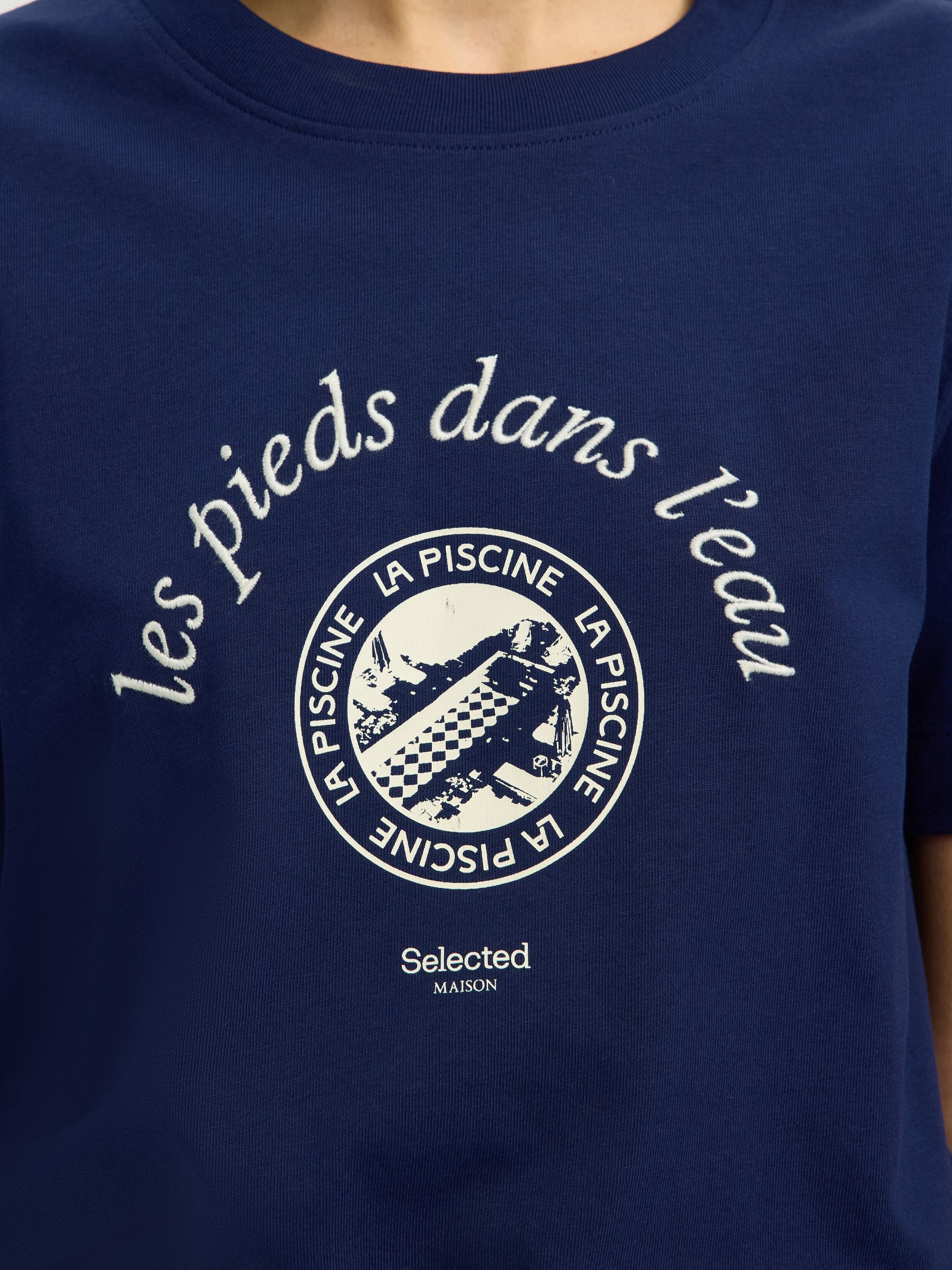 100% COTTON CREWNECK T-SHIRT