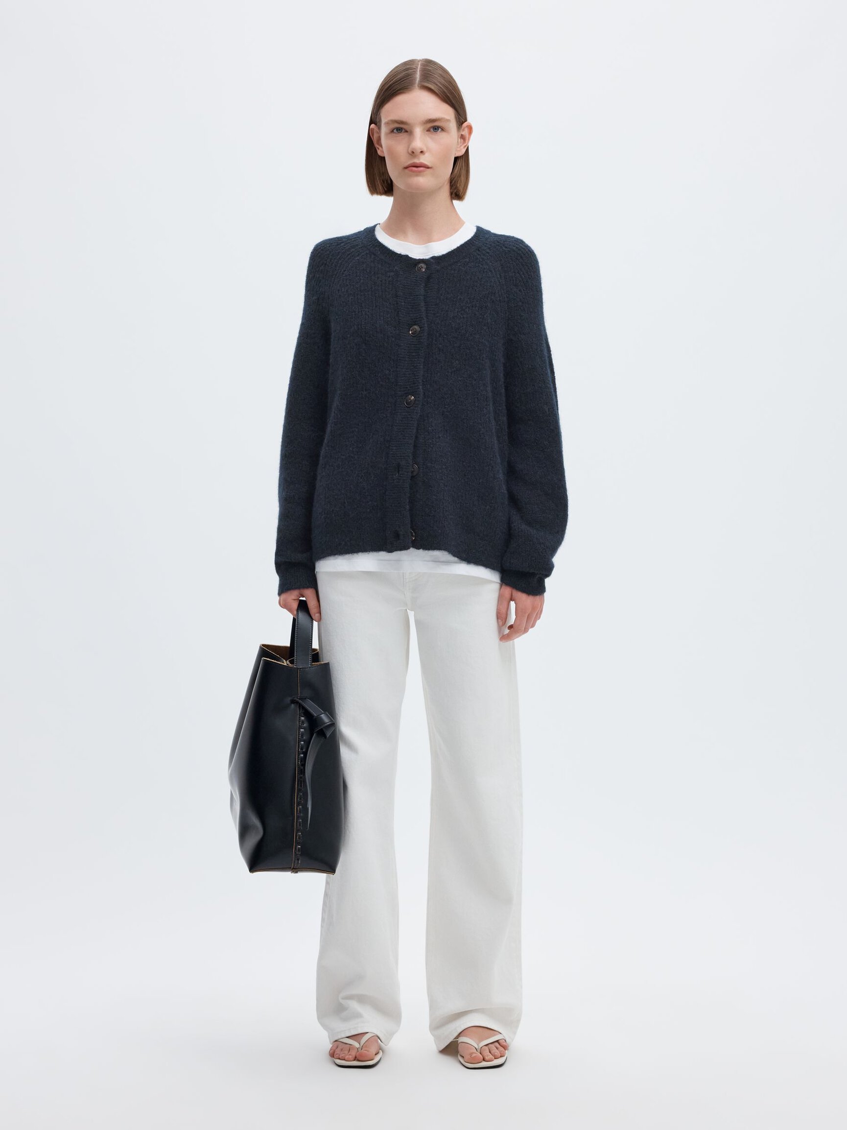 WOOL BLEND CARDIGAN