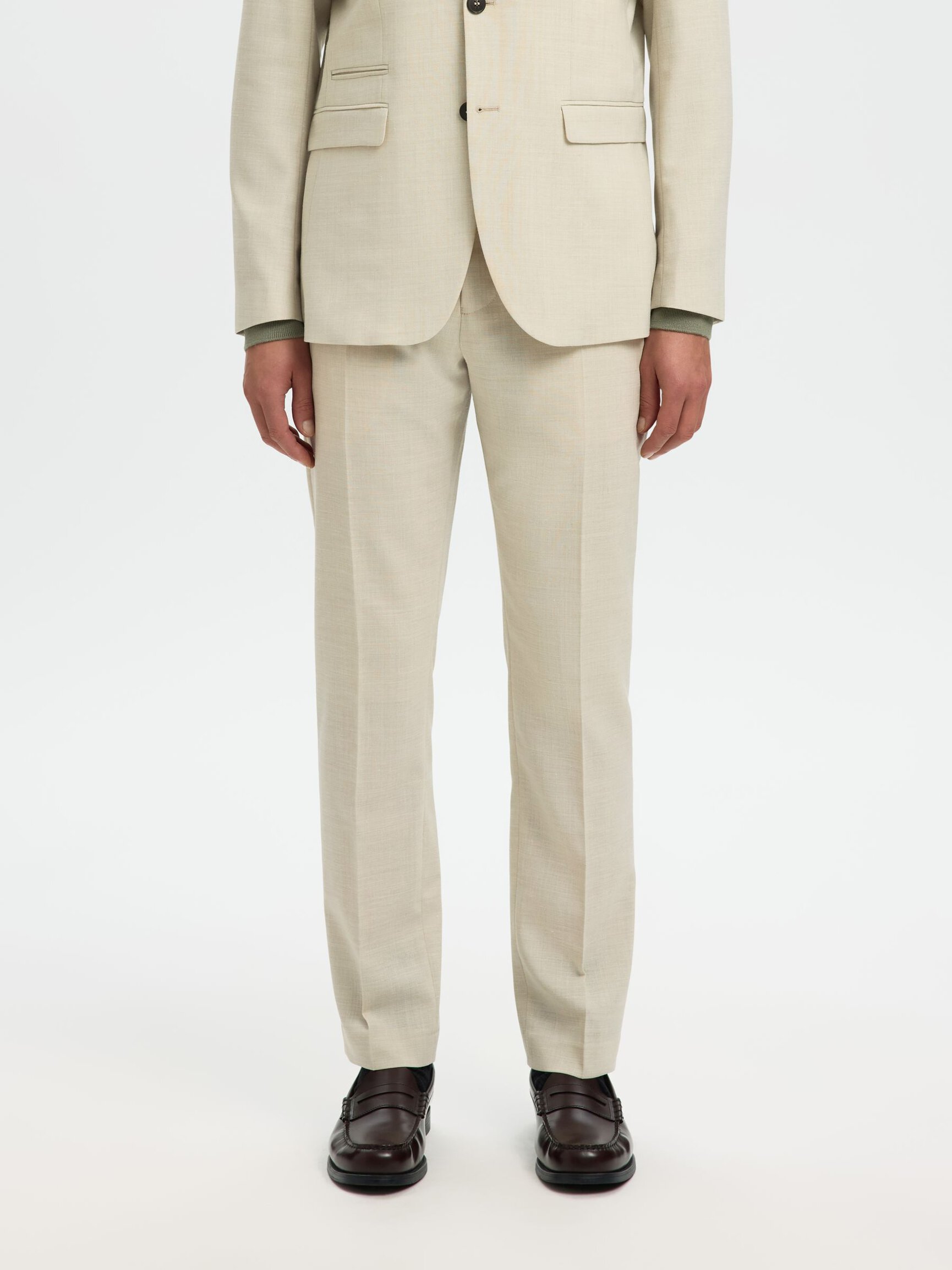 SLIM FIT SUIT TROUSERS
