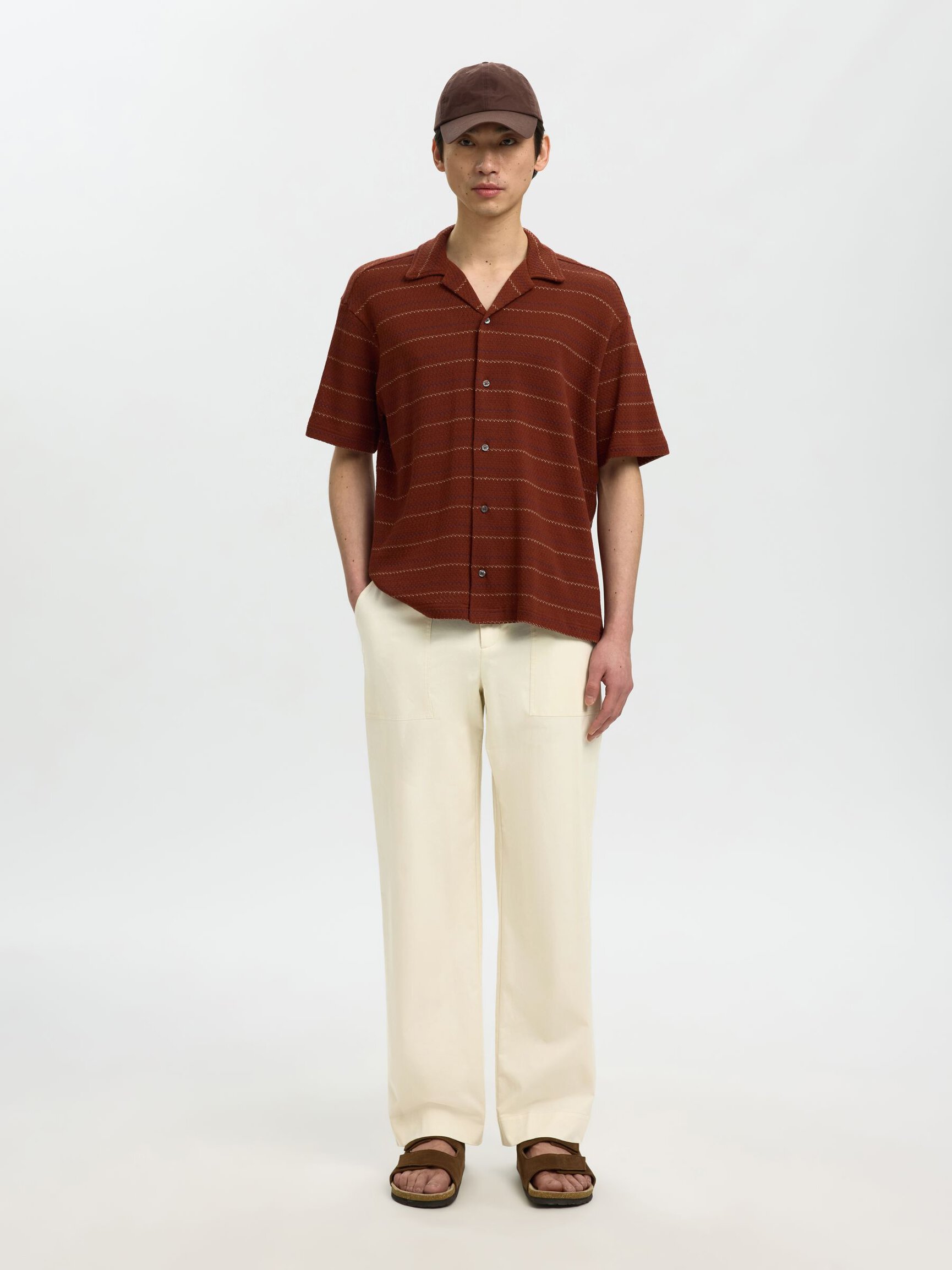 COTTON LOOSE FIT TROUSERS