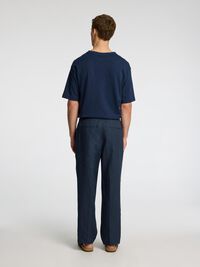 LOOSE FIT LINNEN BROEK, Outer Space, highres