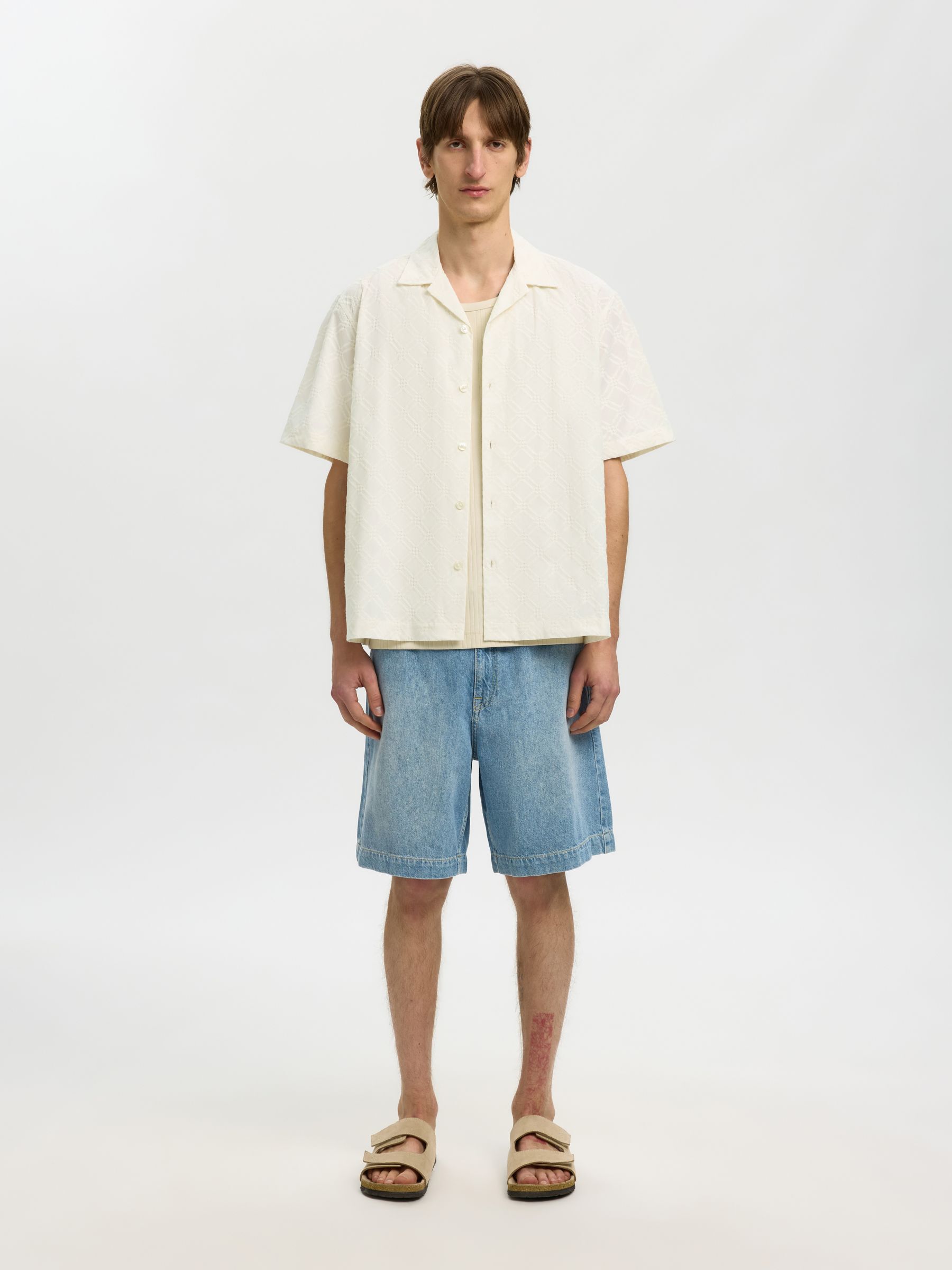 CAMICIA A MANICHE CORTE