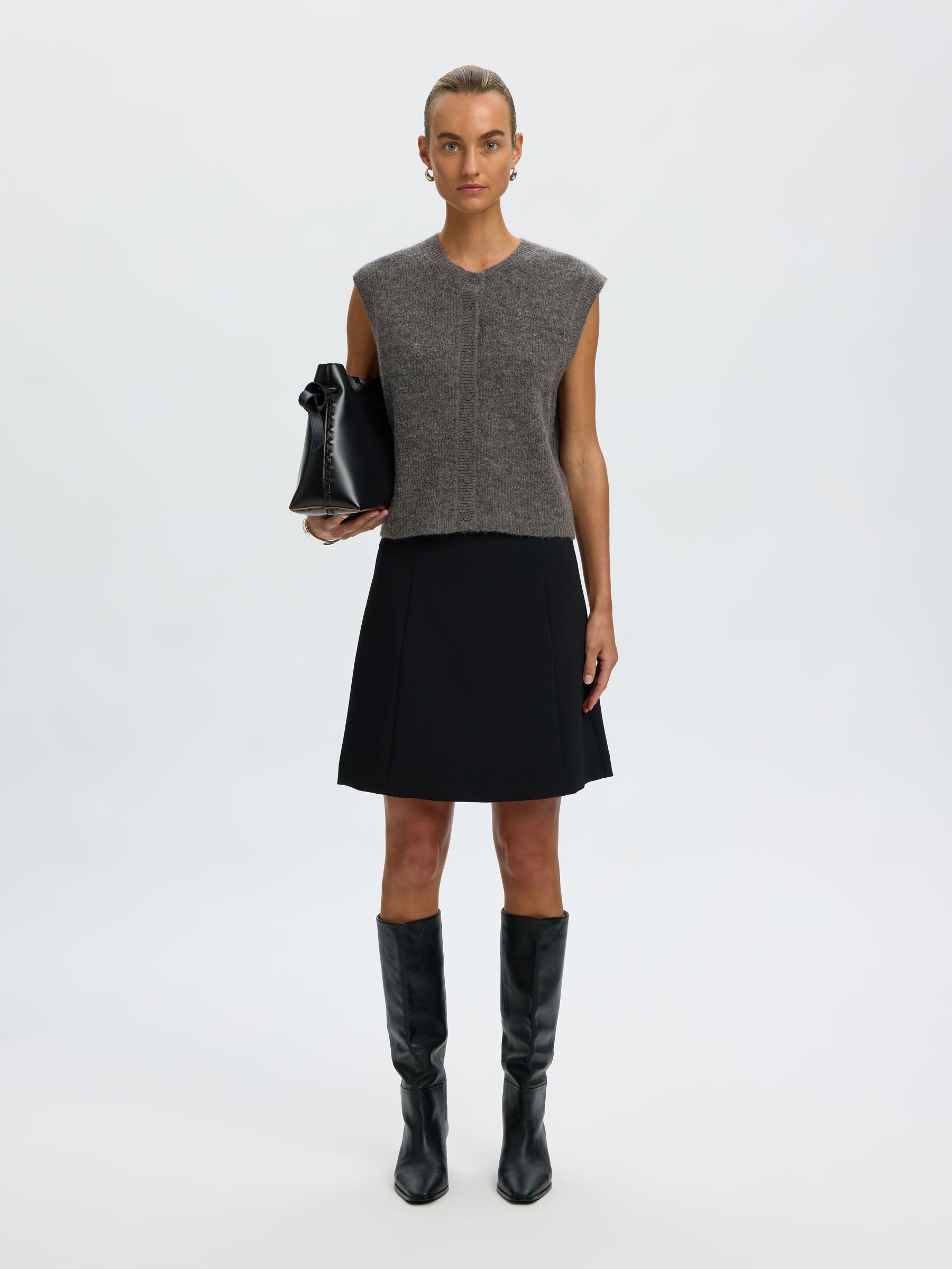 WOOL BLEND  WAISTCOAT