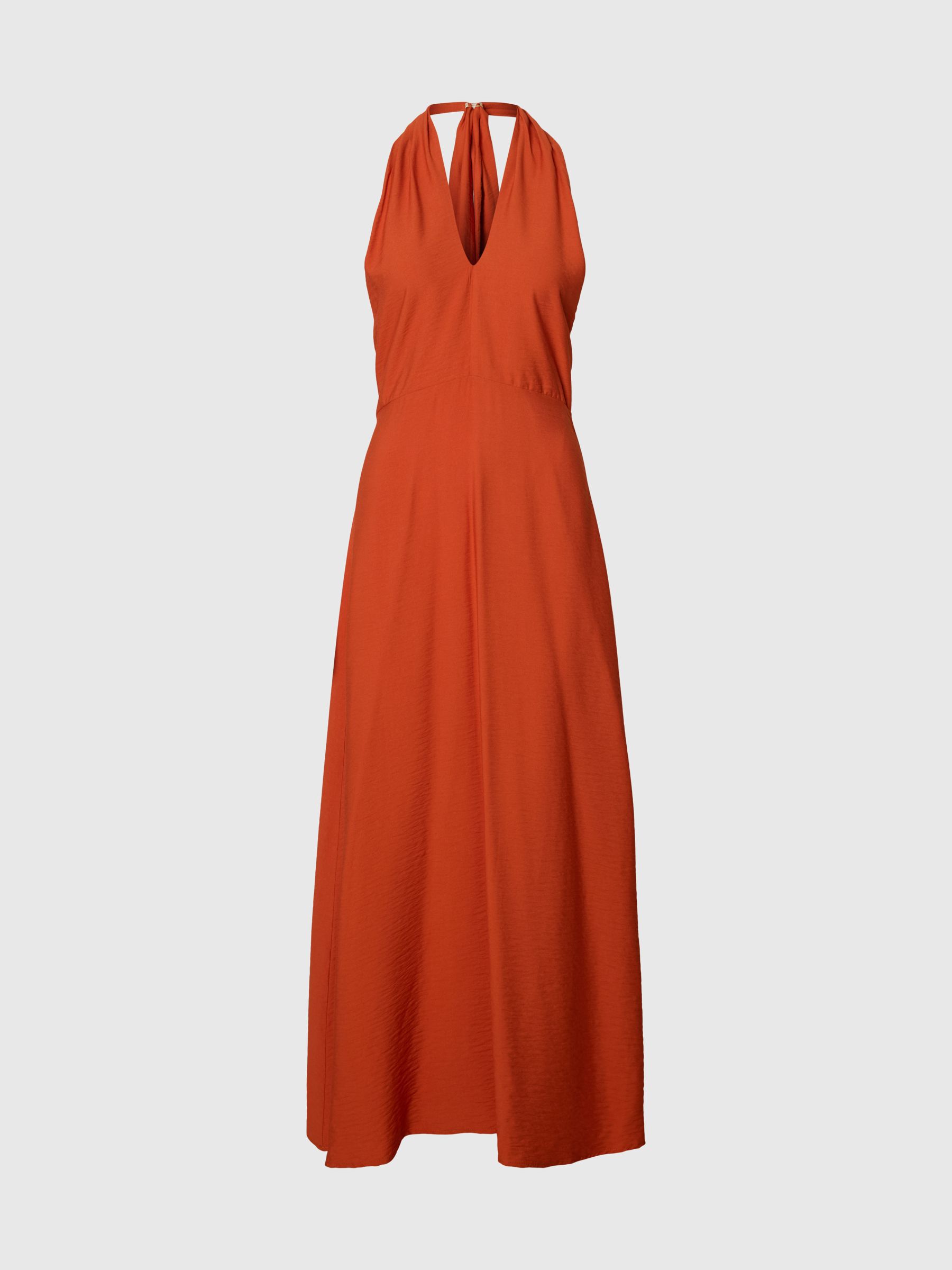 HALTERNECK MAXI DRESS