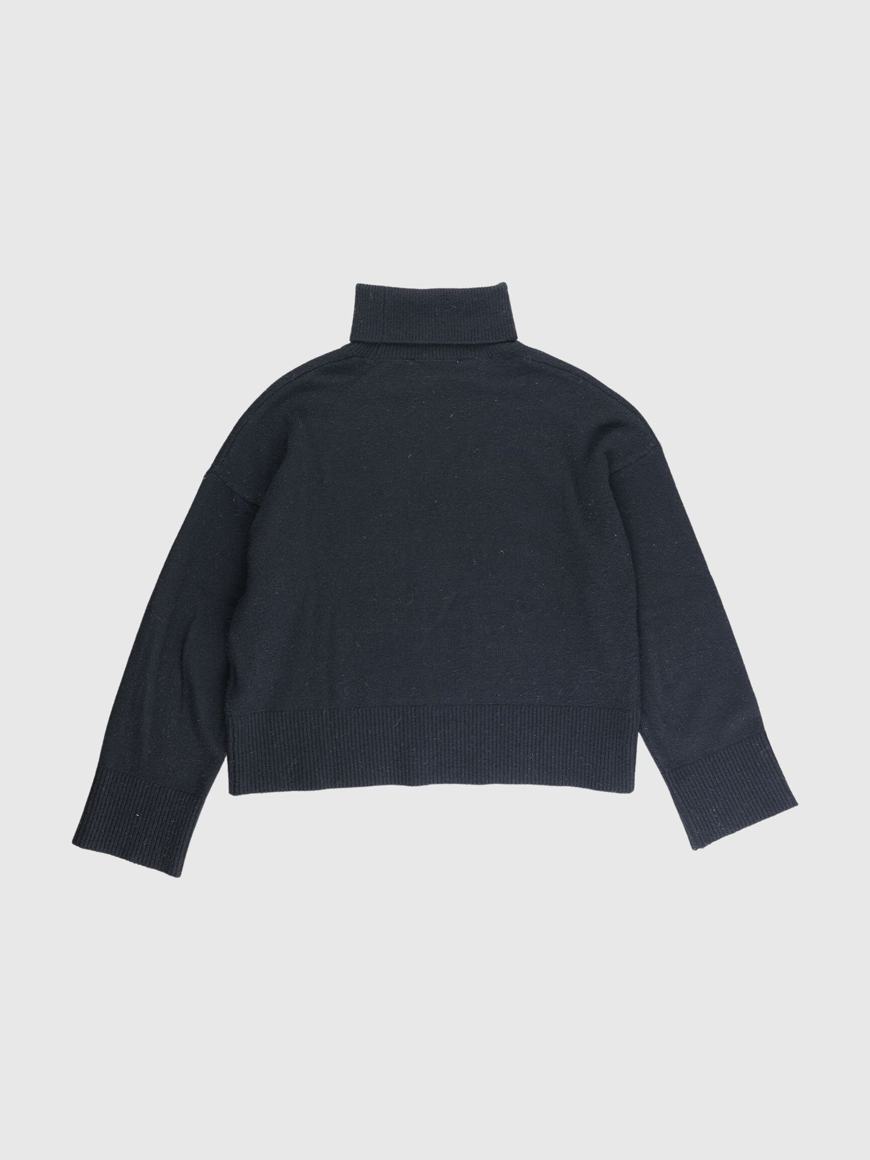 WOOL BLEND ROLL NECK JUMPER
