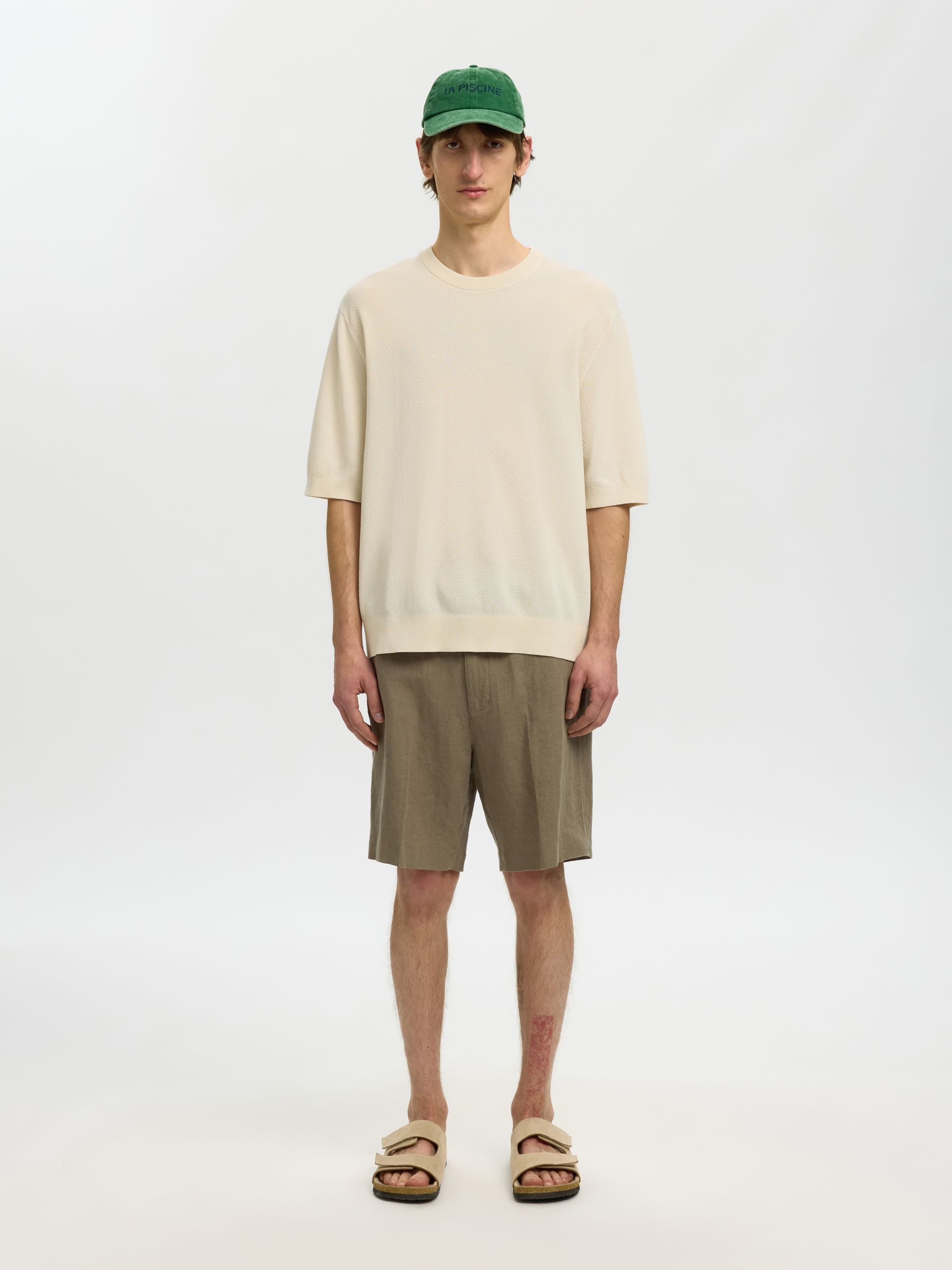 KNITTED COTTON T-SHIRT