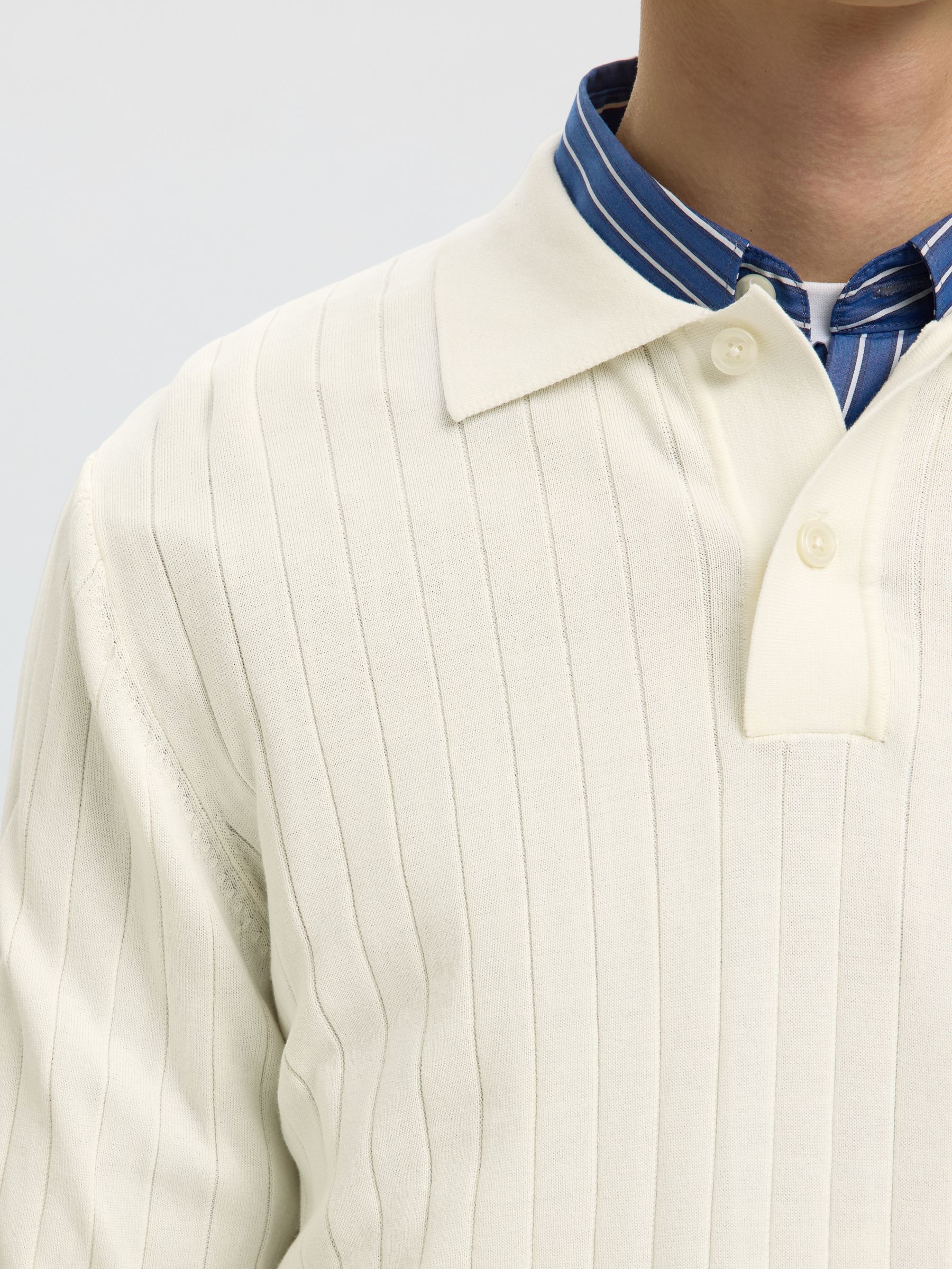 COTTON KNITTED POLO SHIRT