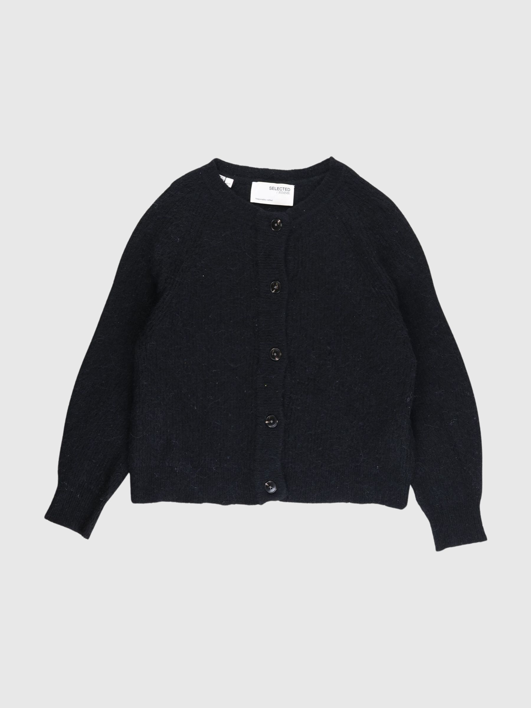 WOOL BLEND CARDIGAN