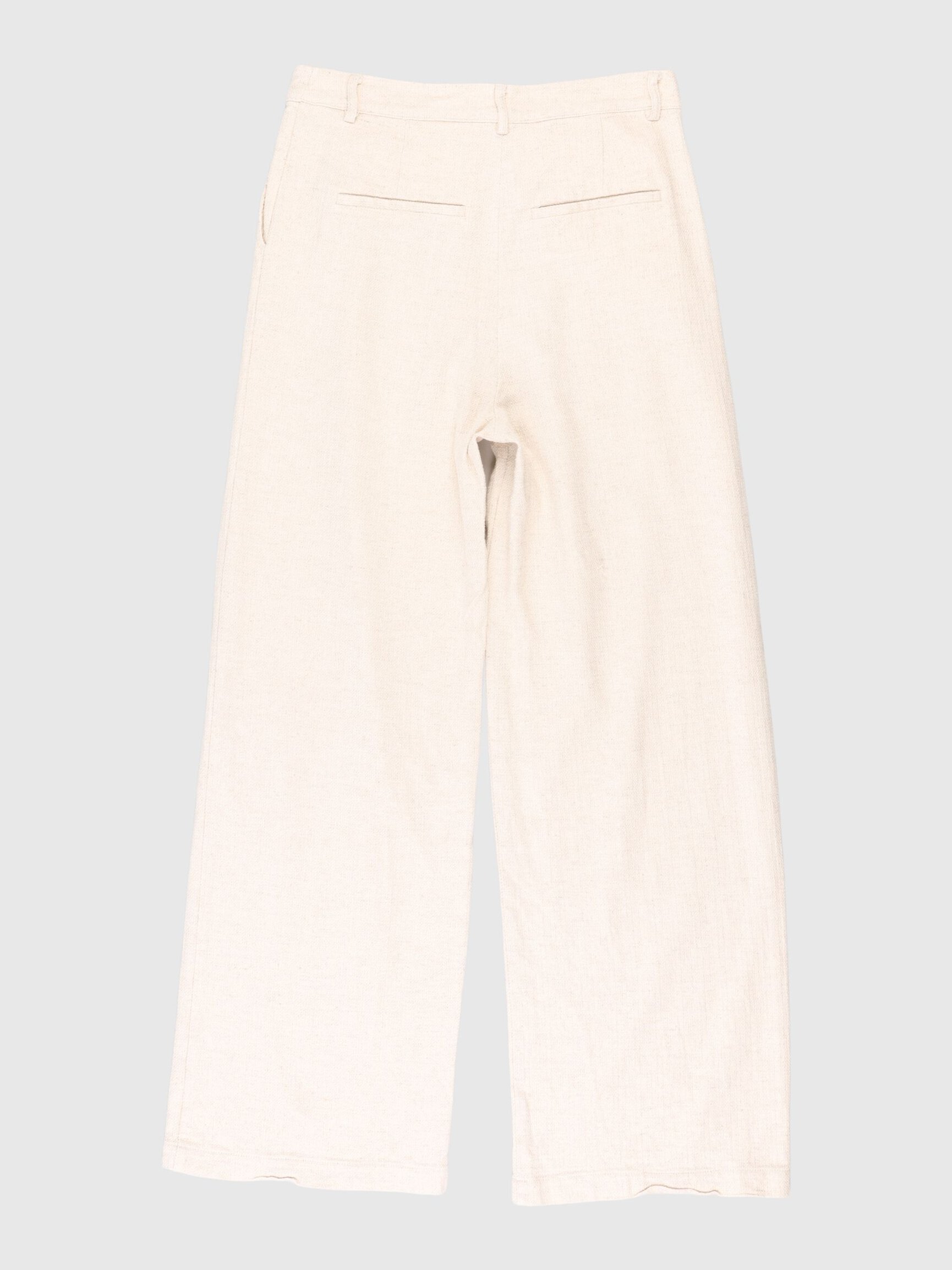 PLEATED WIDE-LEG TROUSERS
