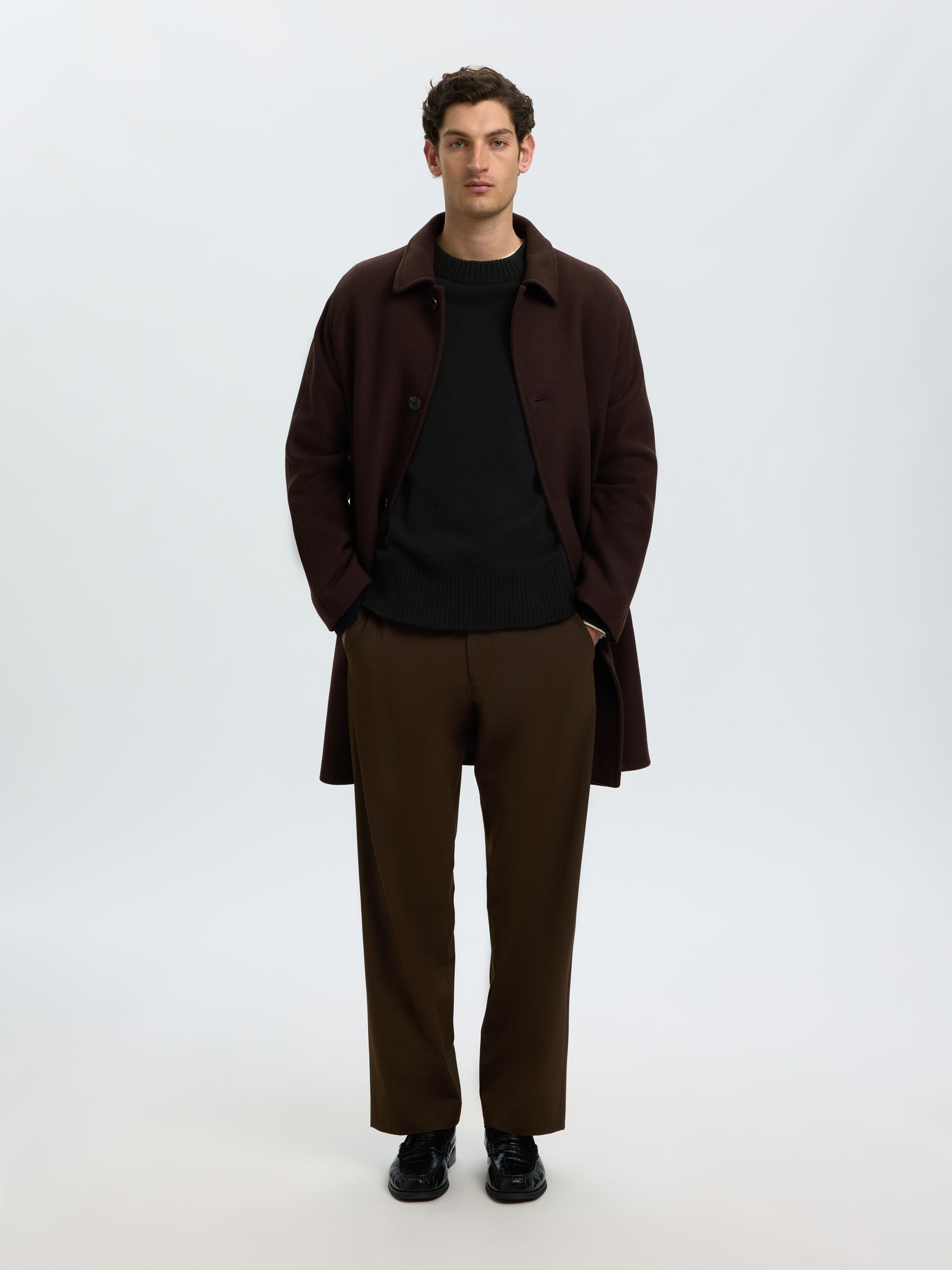 CACHEMIRE MÉLANGÉ PULL EN MAILLE