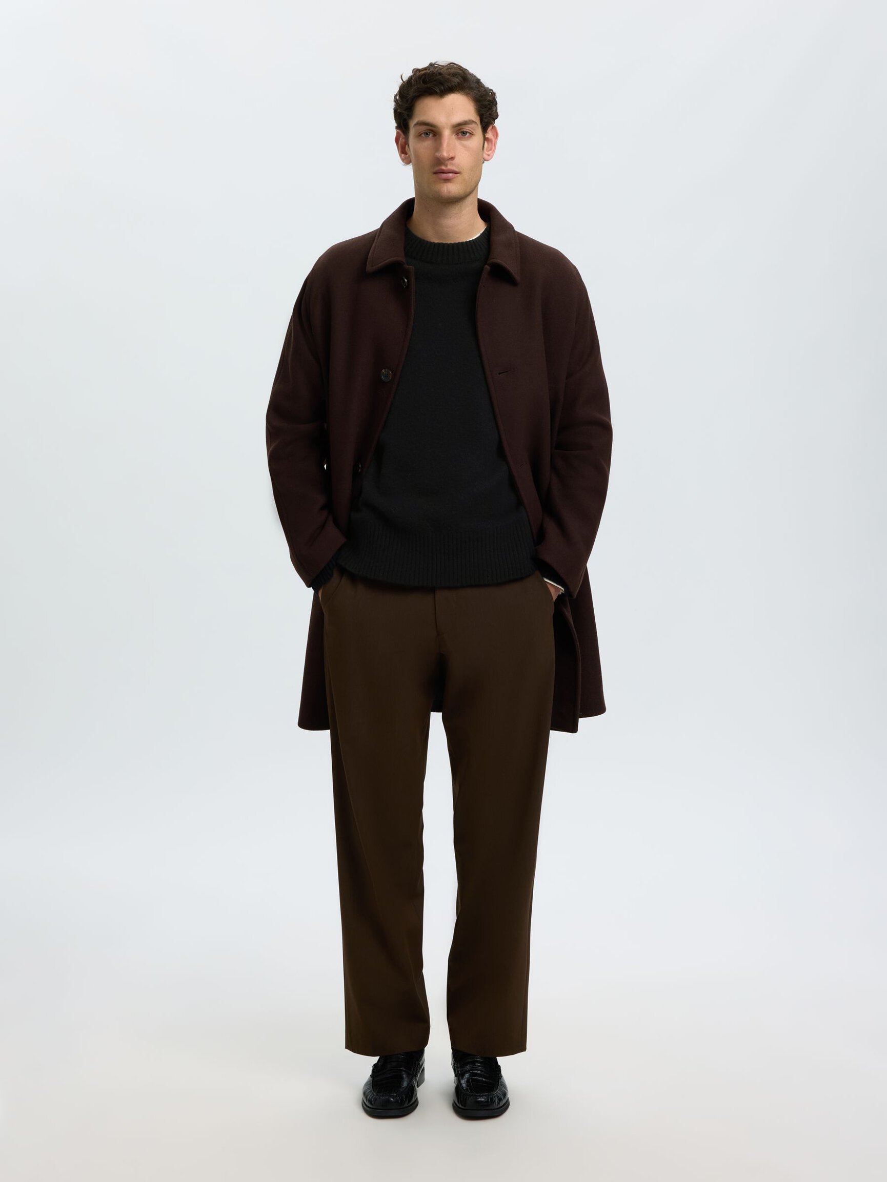 CACHEMIRE MÉLANGÉ PULL EN MAILLE