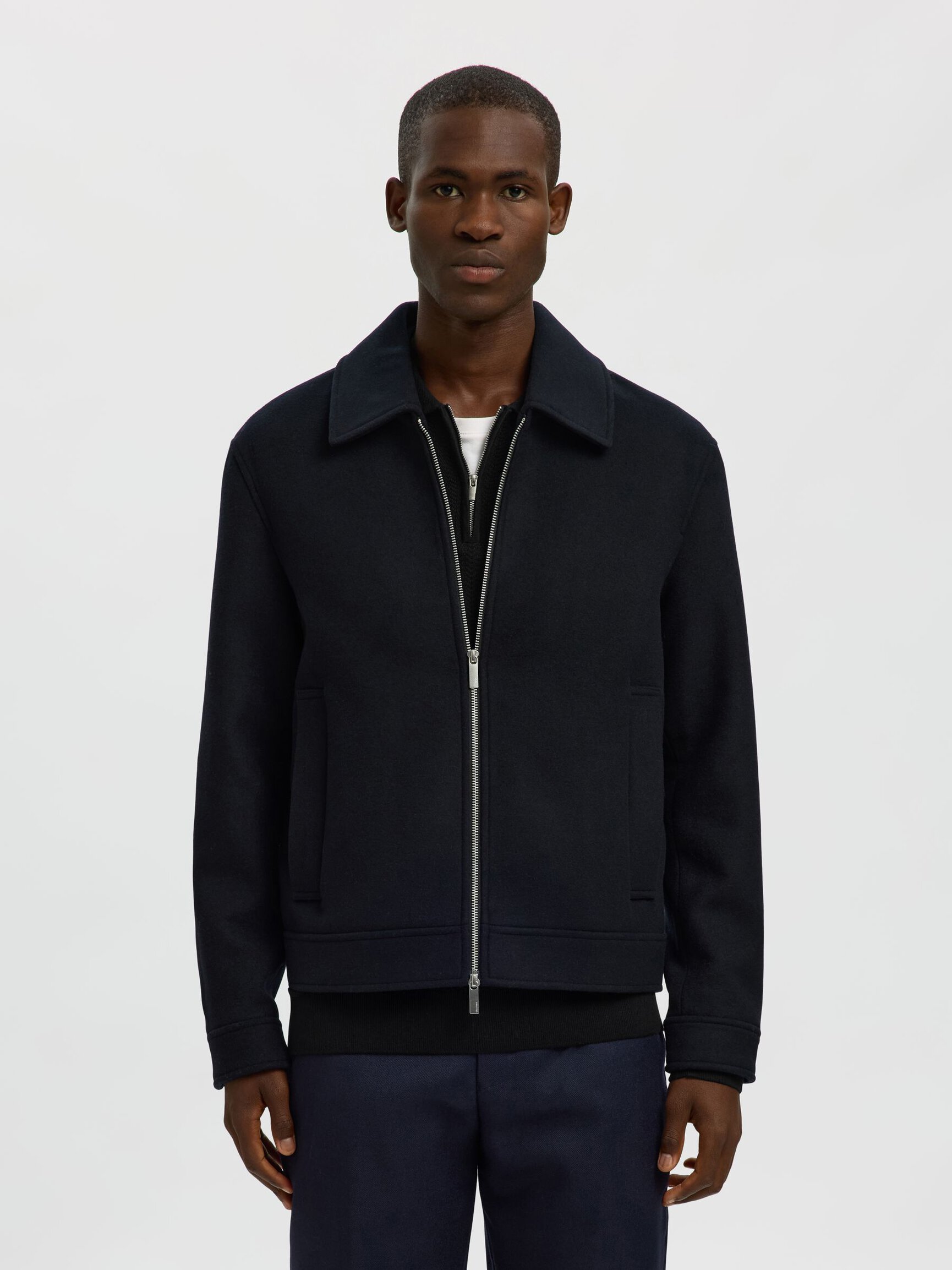 100% BAUMWOLL LANGARM-POLOSHIRT