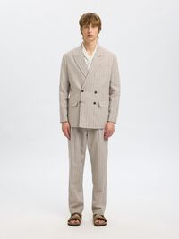 LEINENMIX BLAZER, Oatmeal, highres