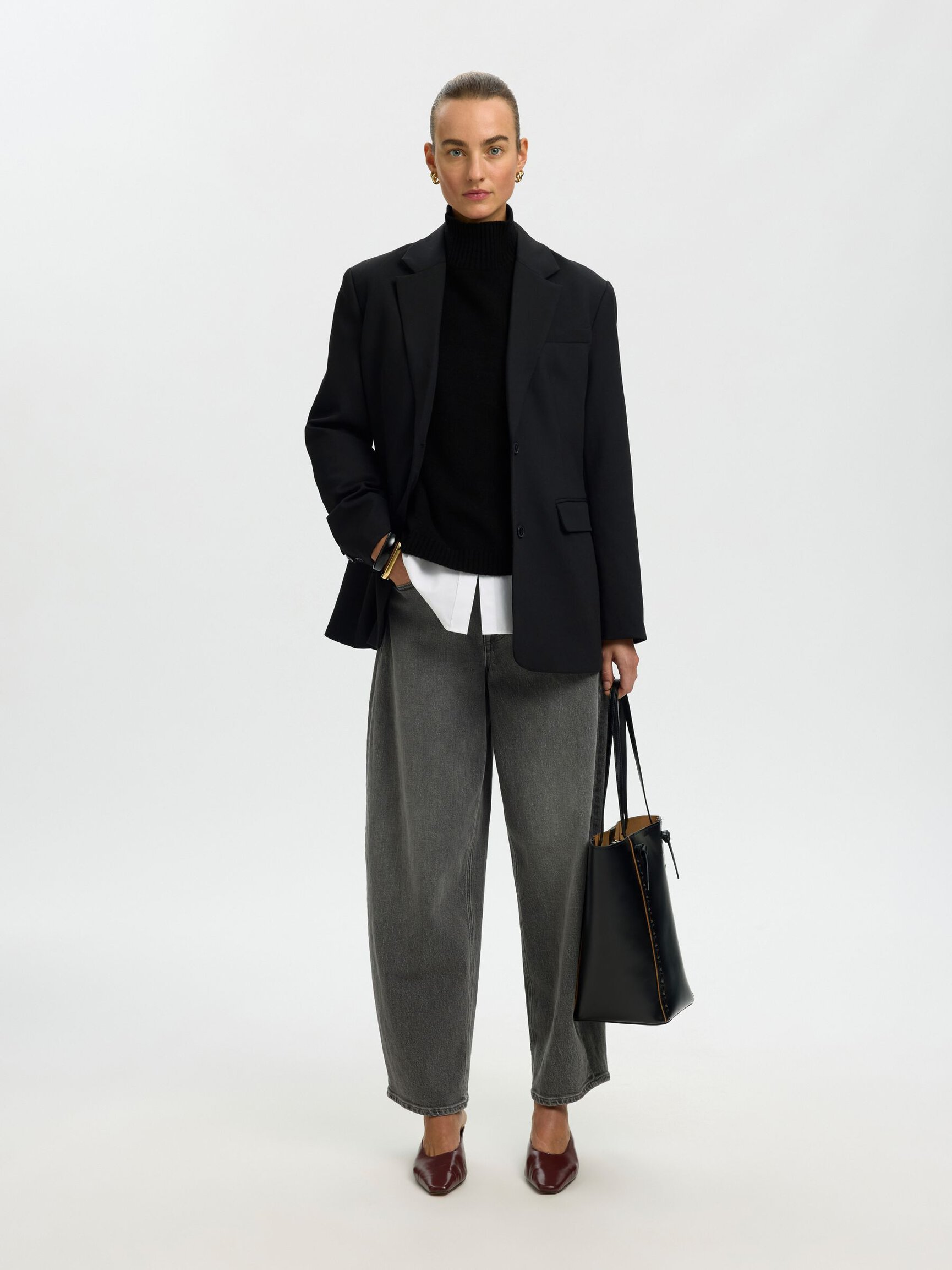 CASHMERE BLEND PULLOVER