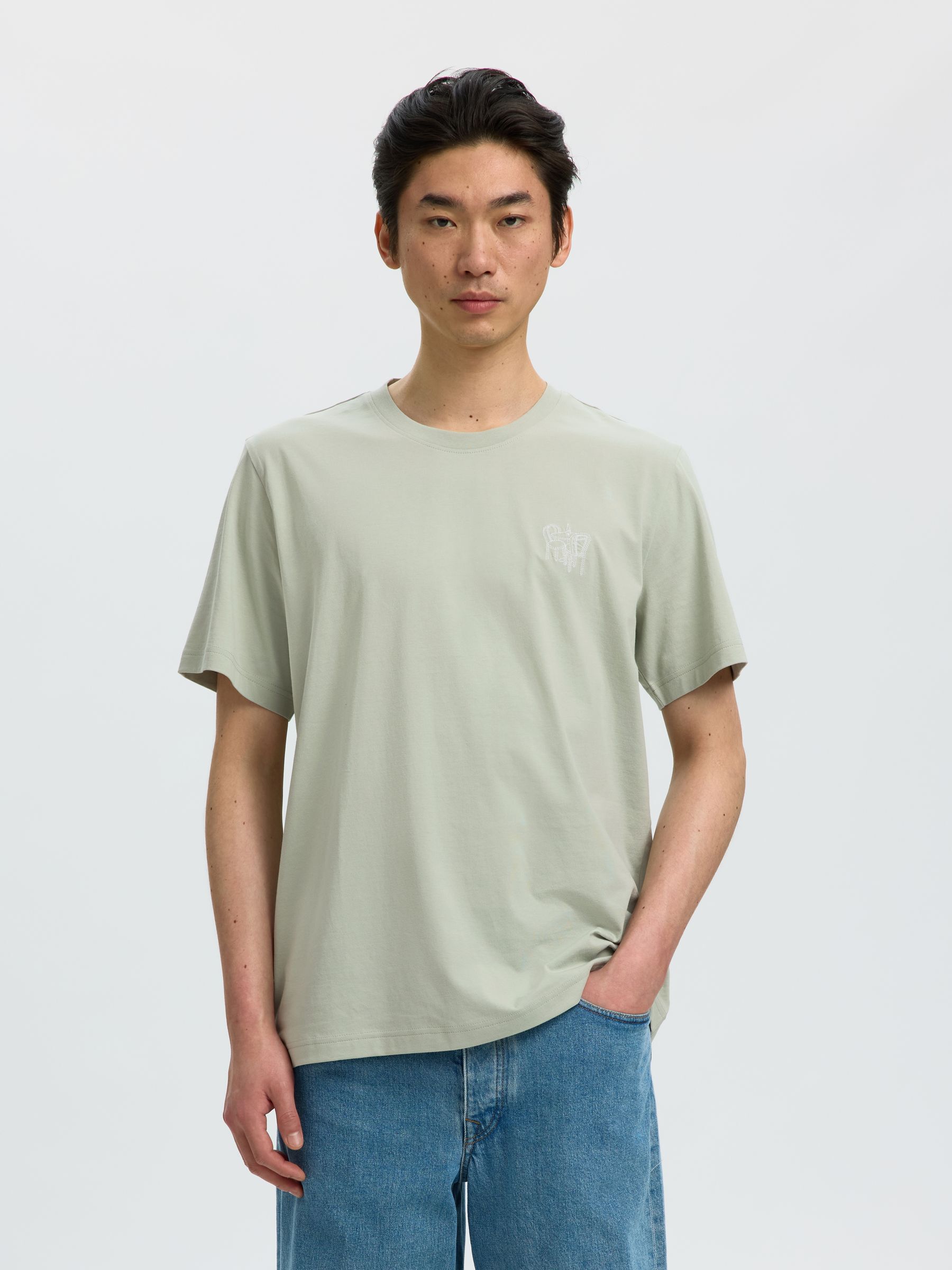 NORMAL PASSFORM BOMULL T-SHIRT