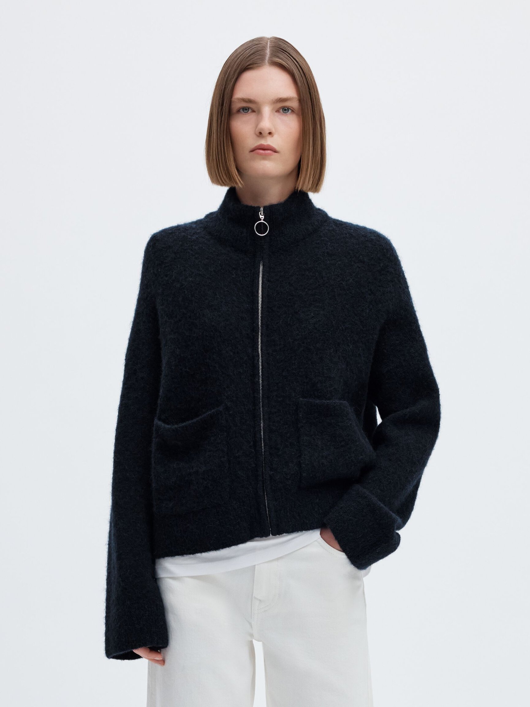 WOOL BLEND CARDIGAN