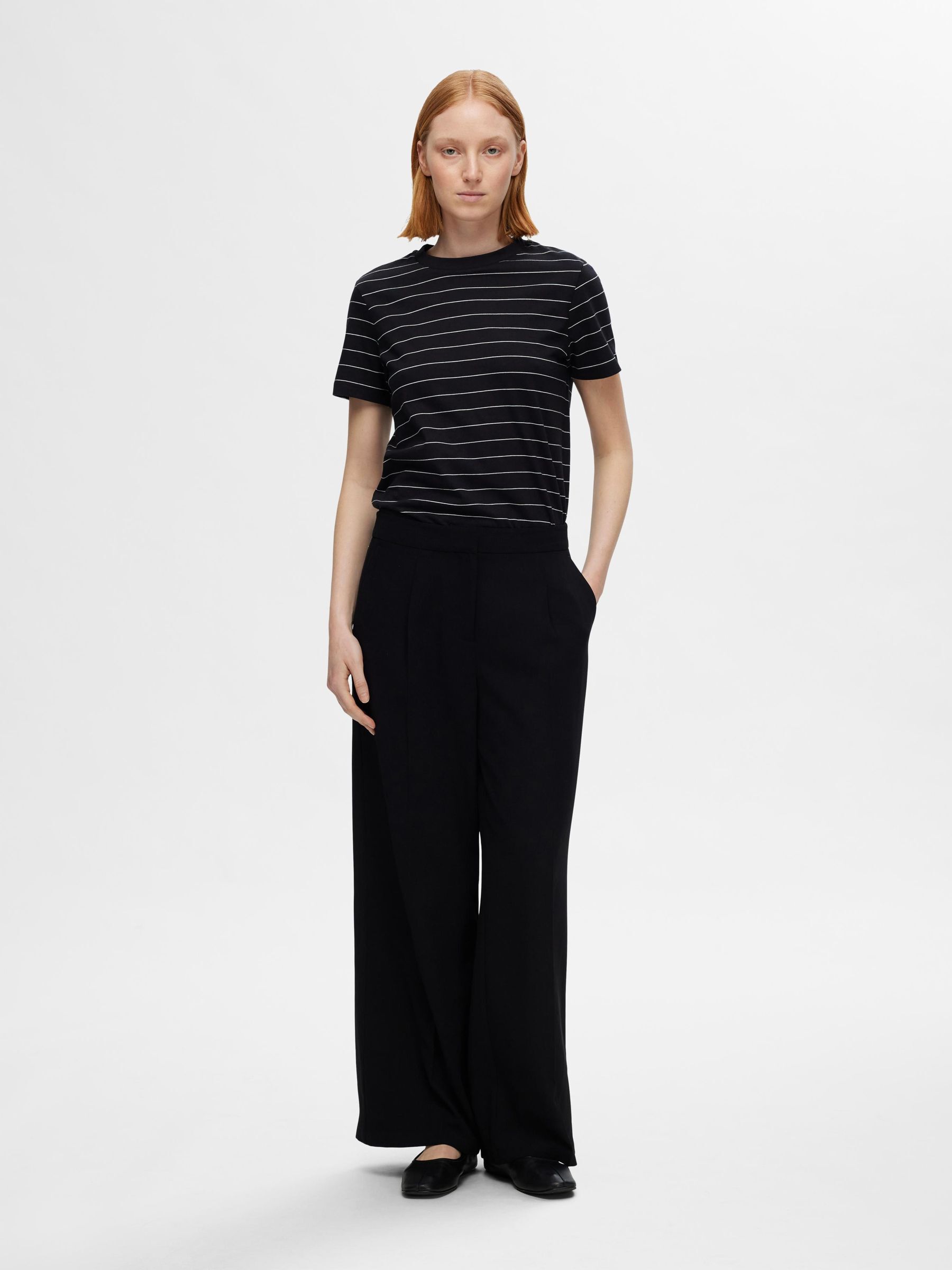 STRIPED COTTON T-SHIRT