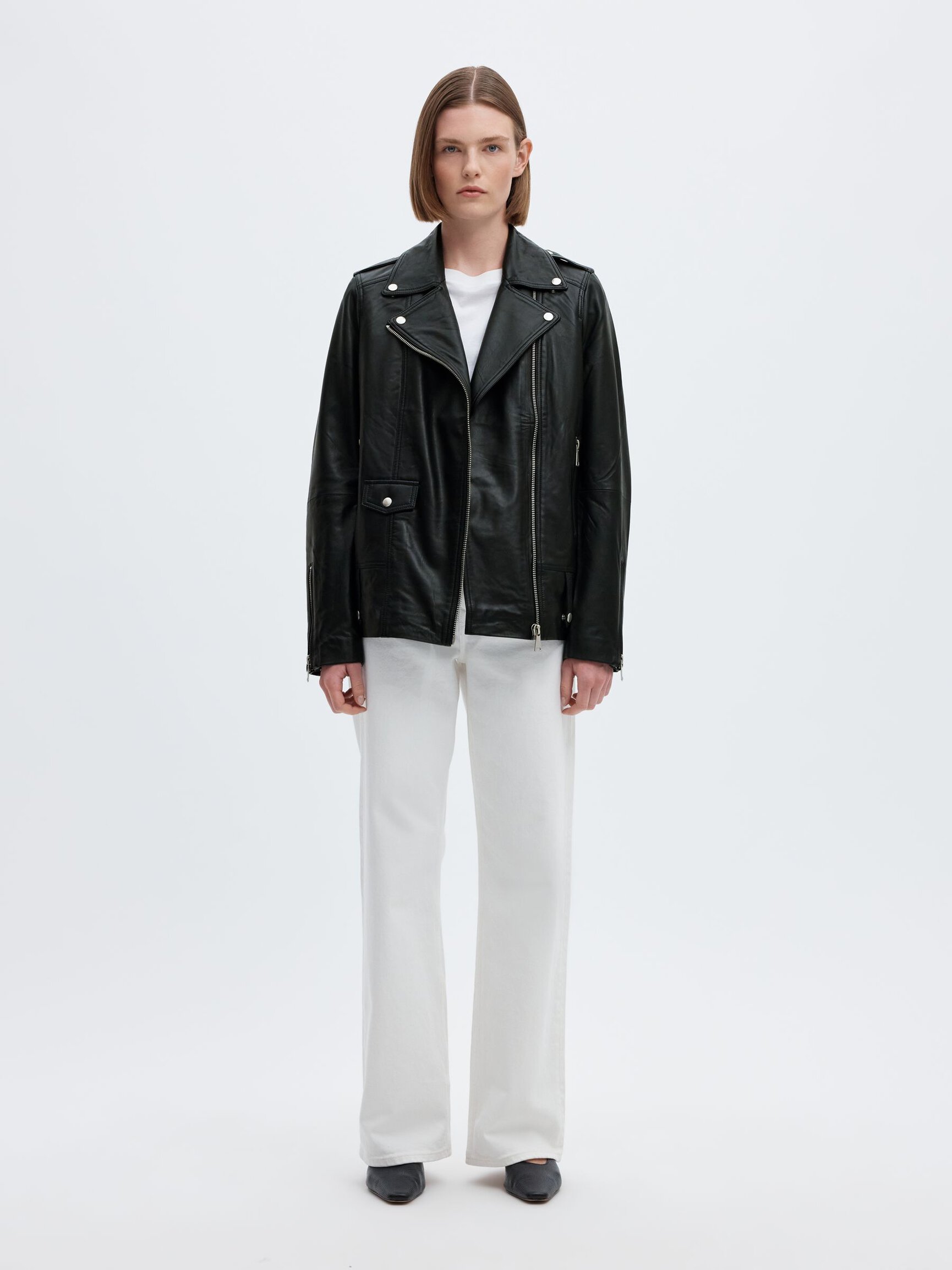 OVERSIZE CHAQUETA DE PIEL