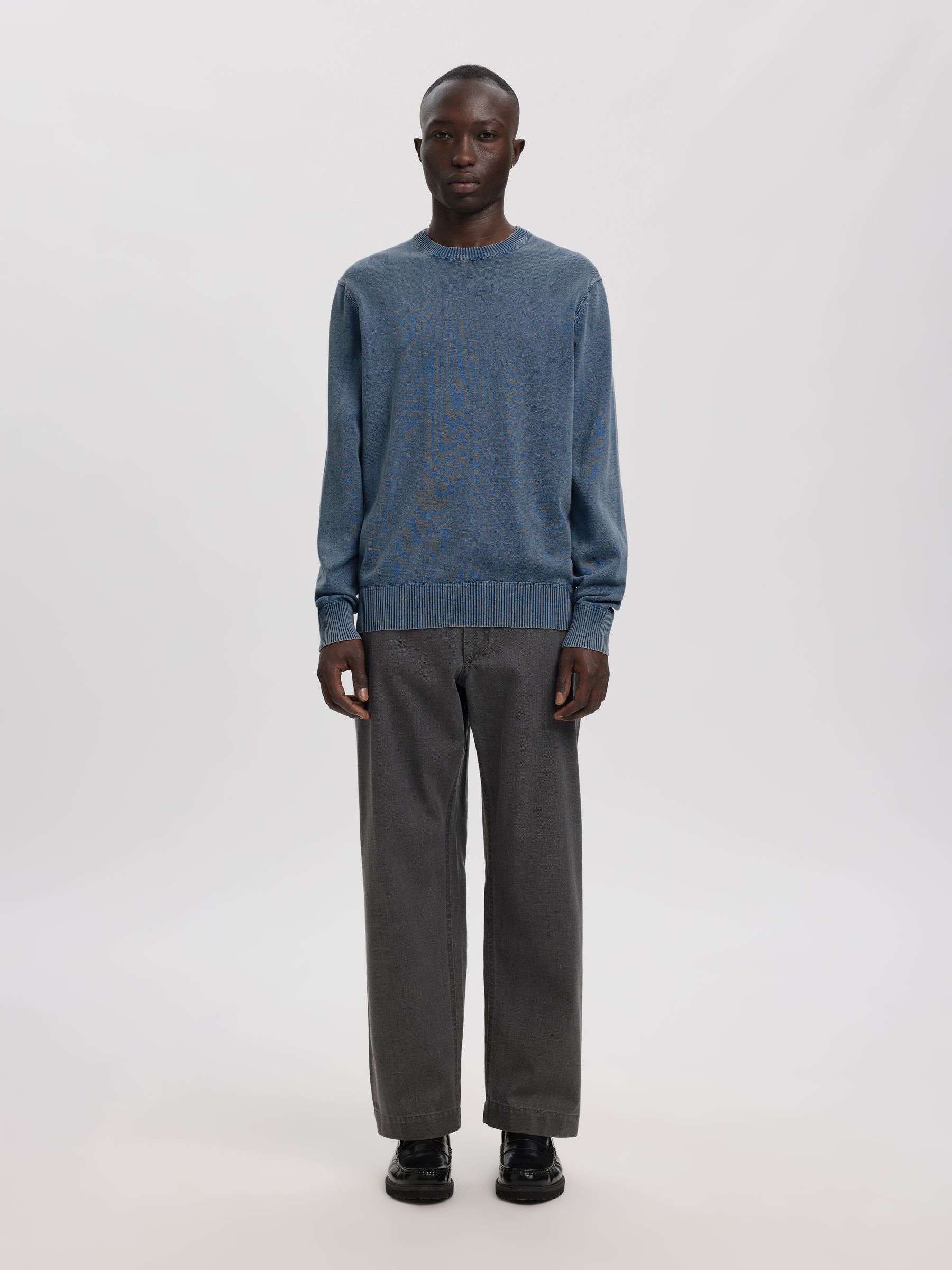 COTTON CREWNECK JUMPER