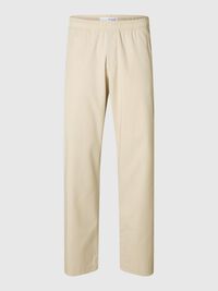 CLASSIC TAPERED TROUSERS, Oatmeal, highres