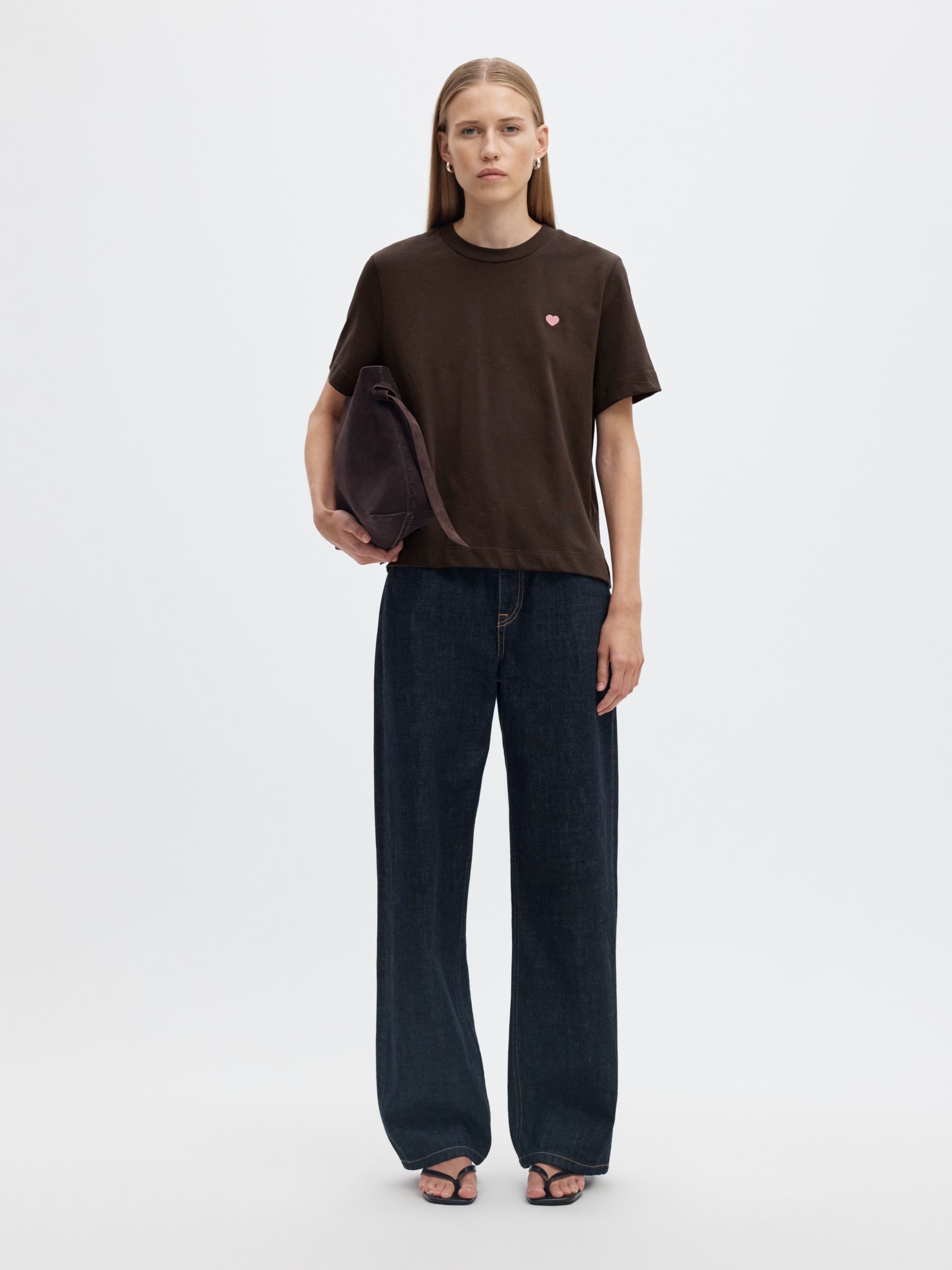 STATEMENT BOXY CREWNECK T-SHIRT