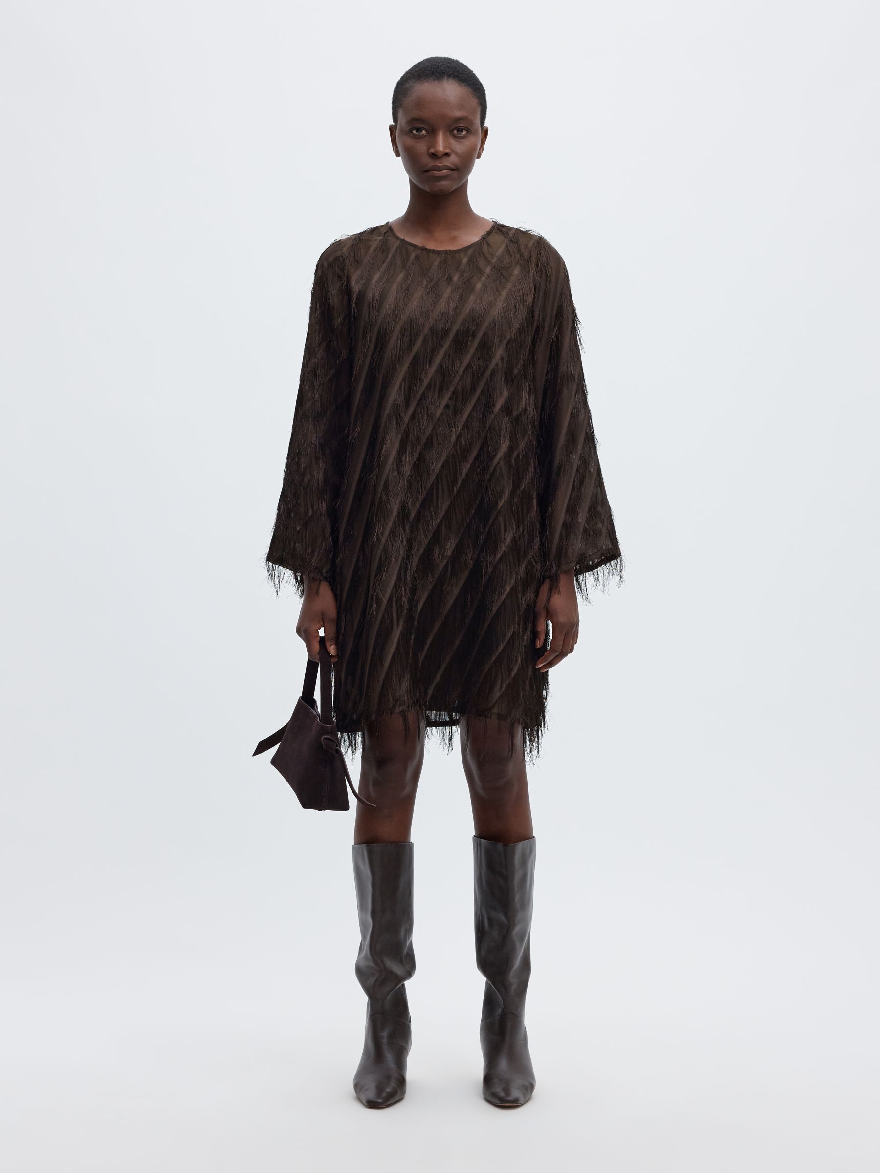 FRINGE MINI DRESS