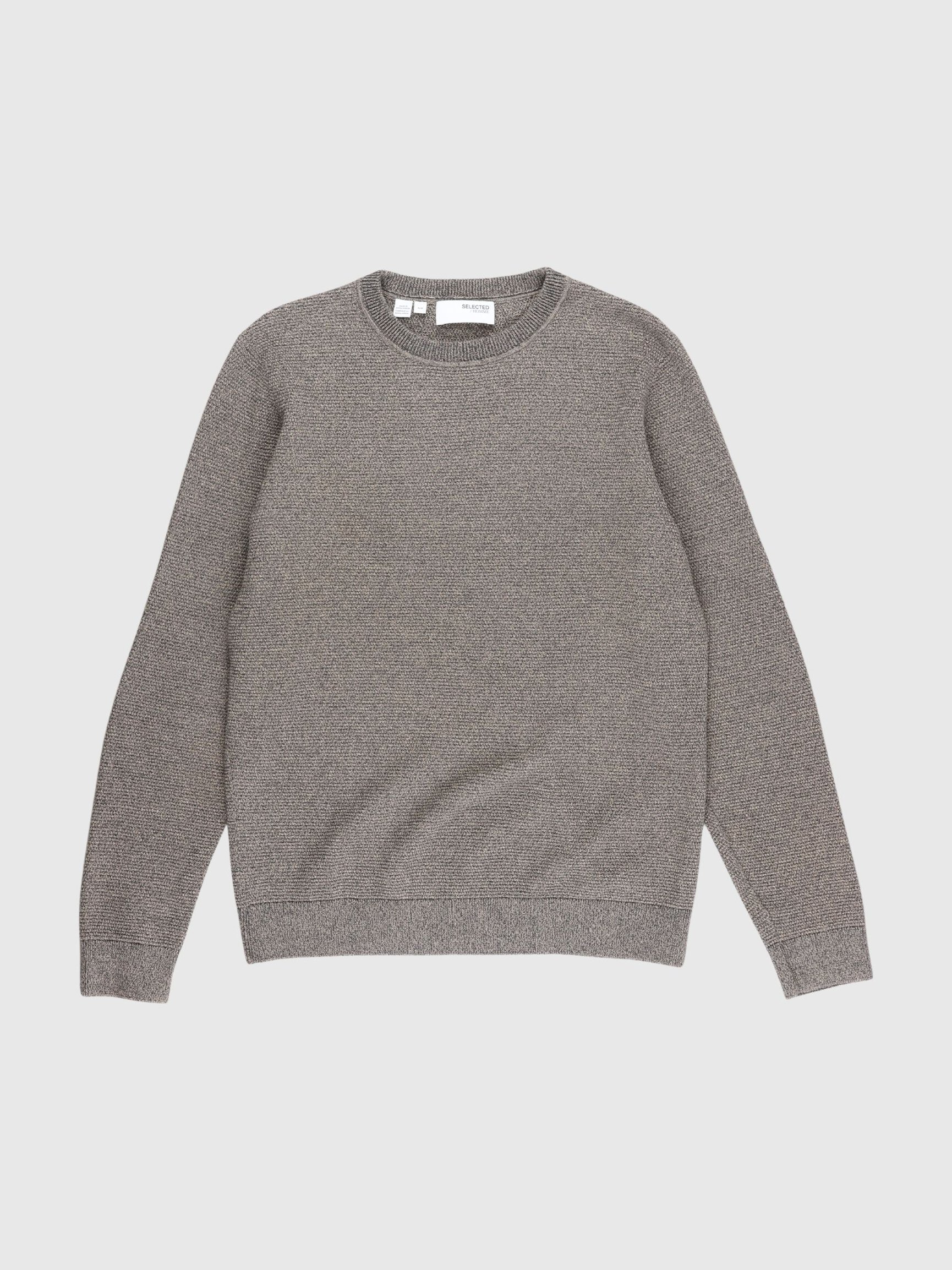 100% BOMULD SWEATER MED RUND HALS