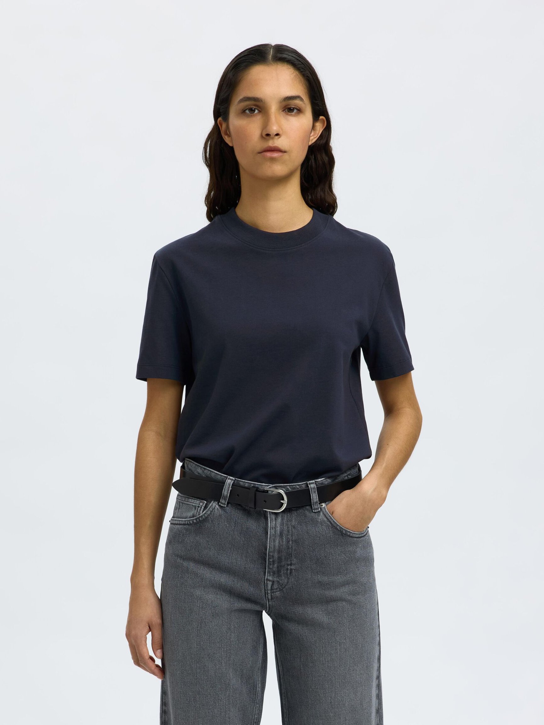MOCK-NECK T-SHIRT