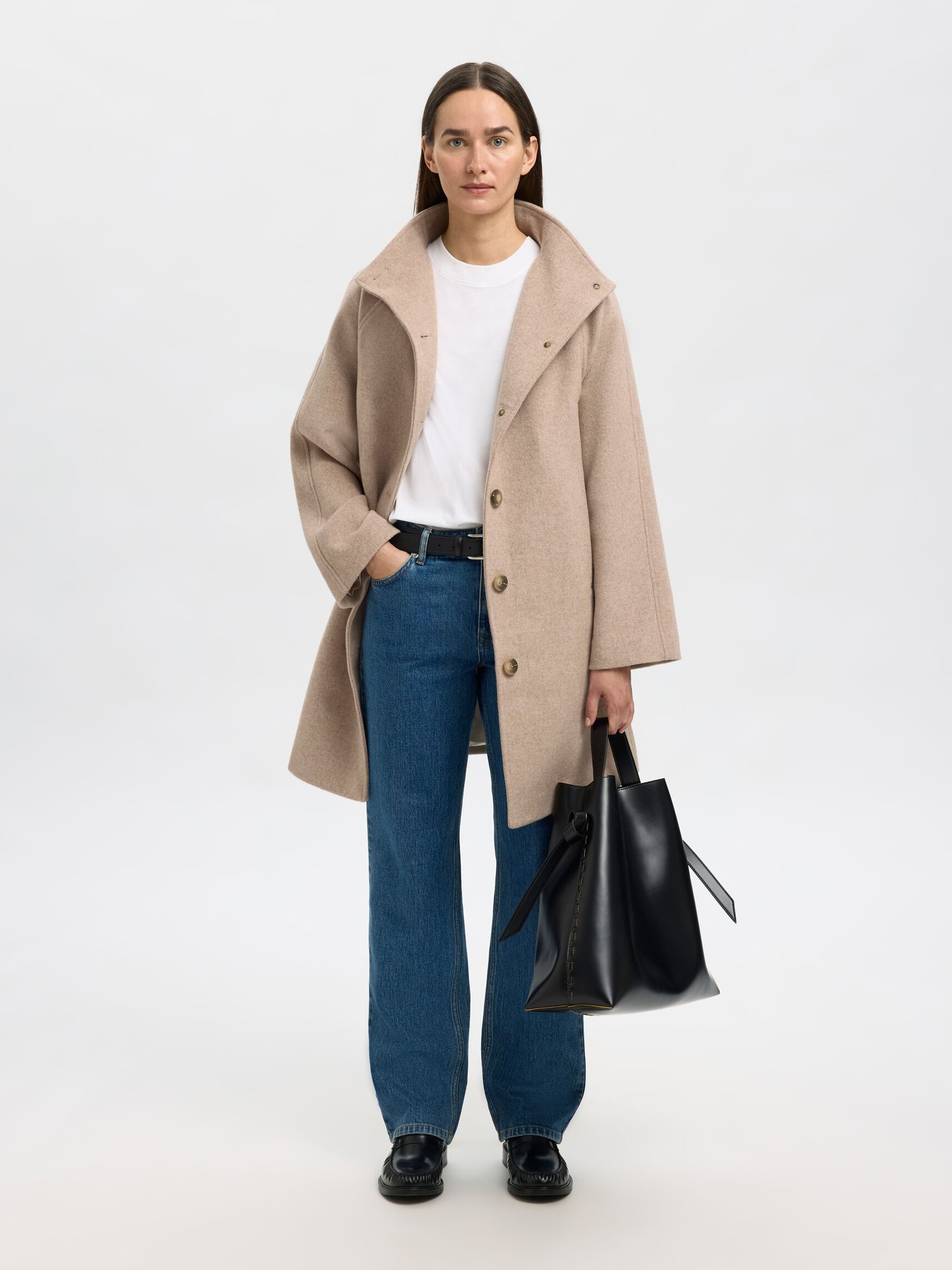 WOOL BLEND COAT
