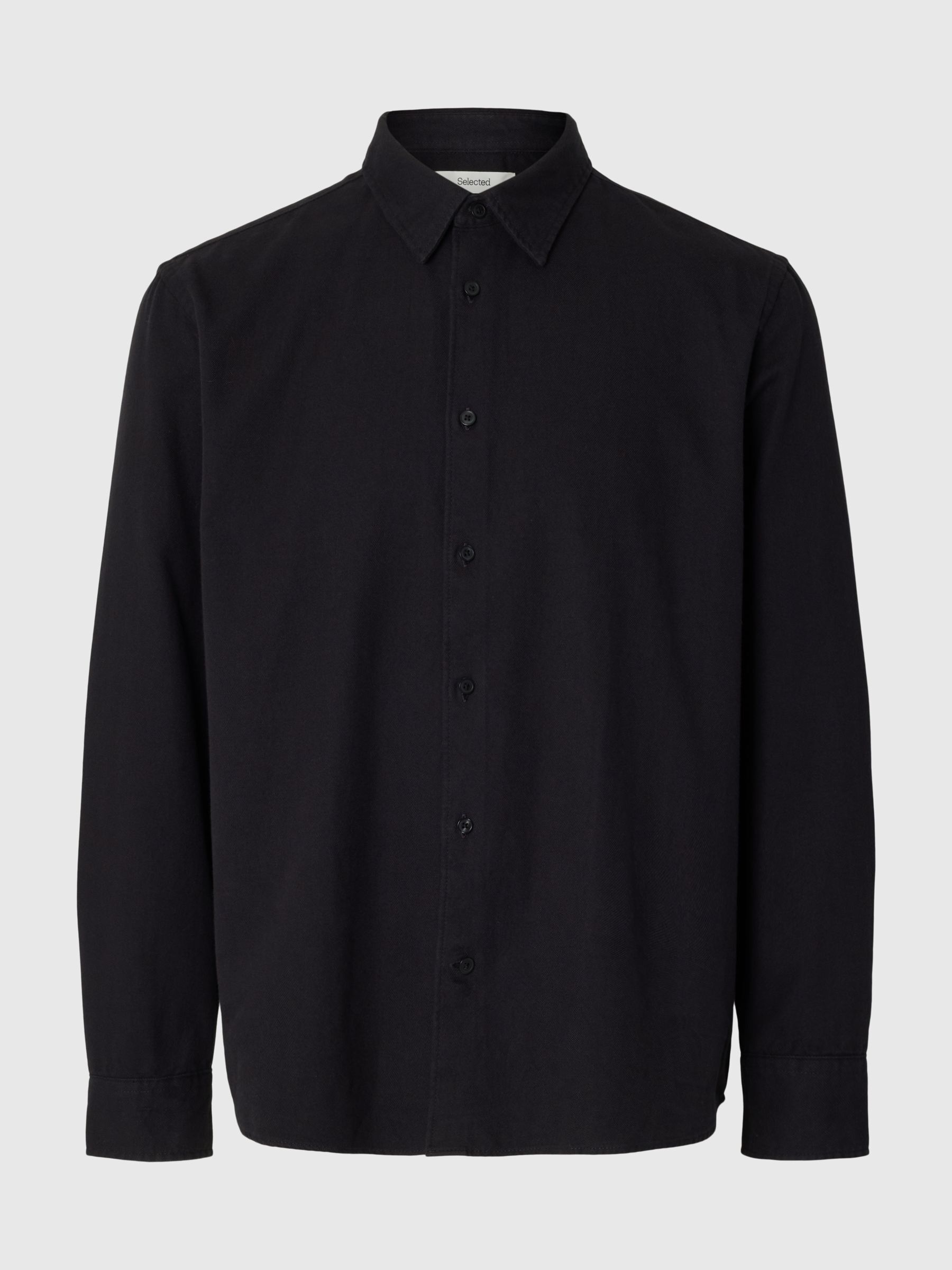 BRUSHED ORGANIC COTTON LONG SLEEVED SHIRT